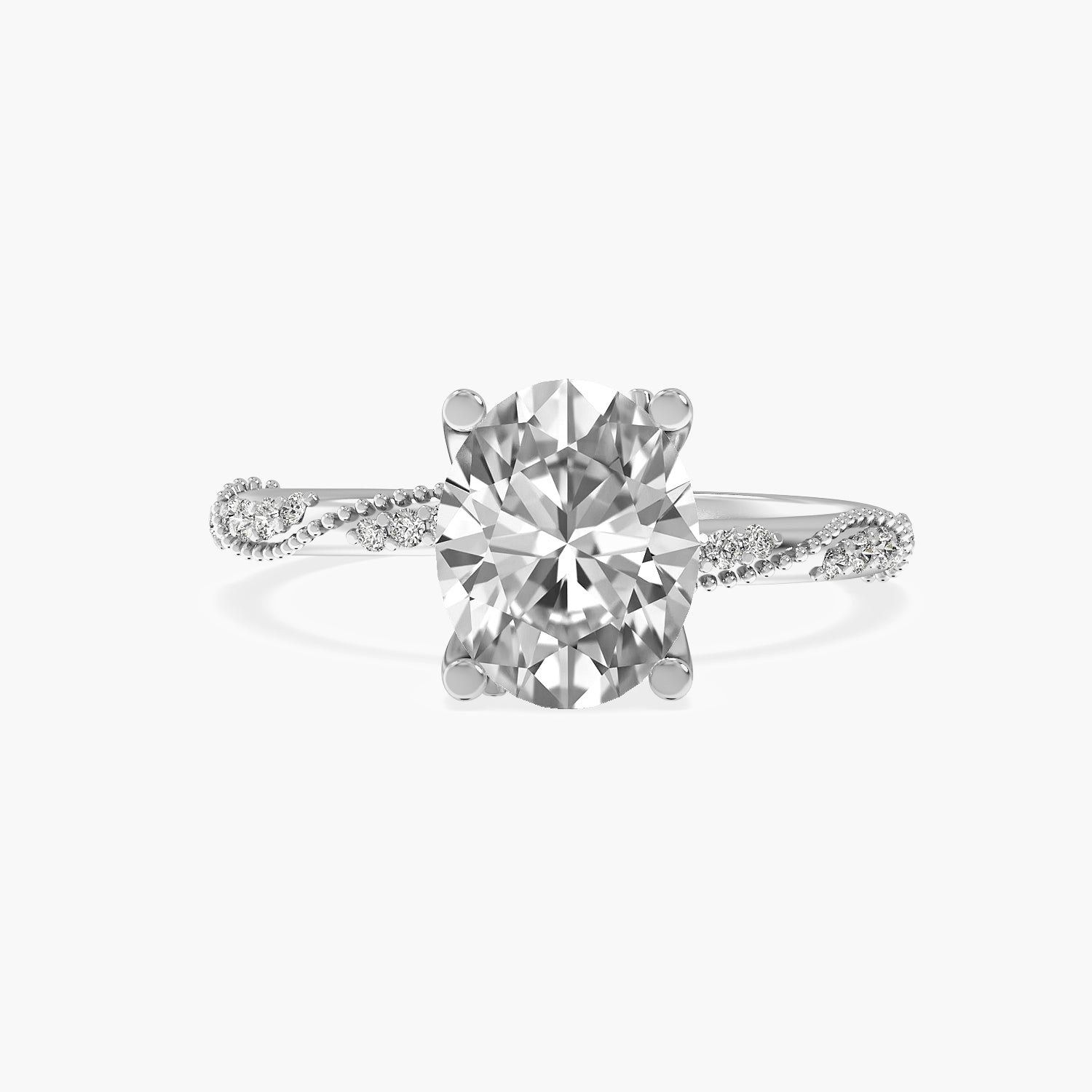 Elara Oval Lab Grown Diamond Ring