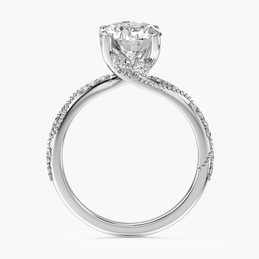 Elara Oval Lab Grown Diamond Ring