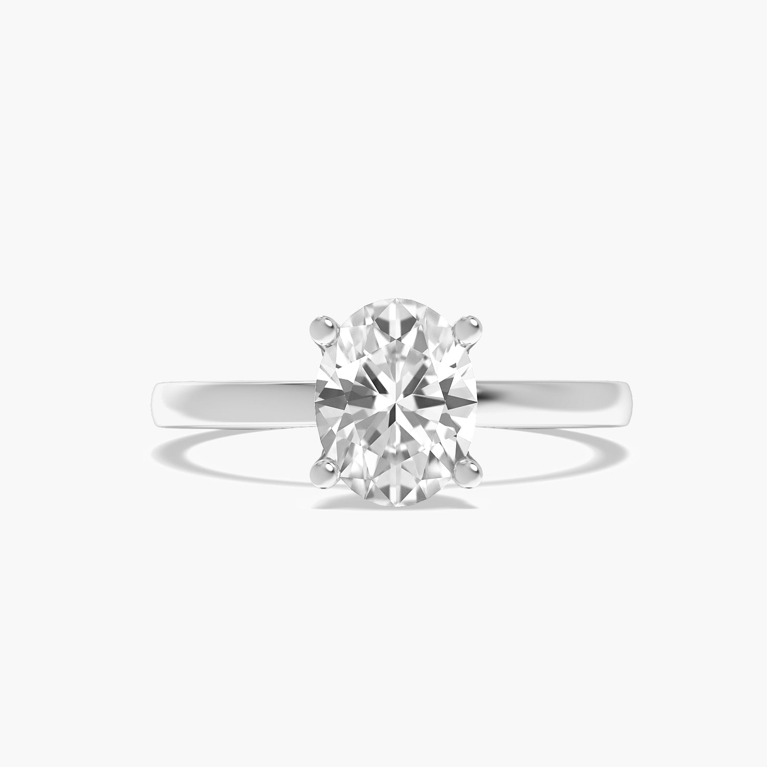 Oval Solitaire Lab Grown Diamond Ring