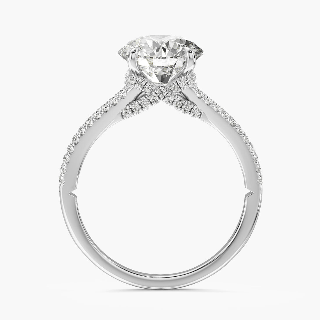 Aurora Round Lab Grown Diamond Ring