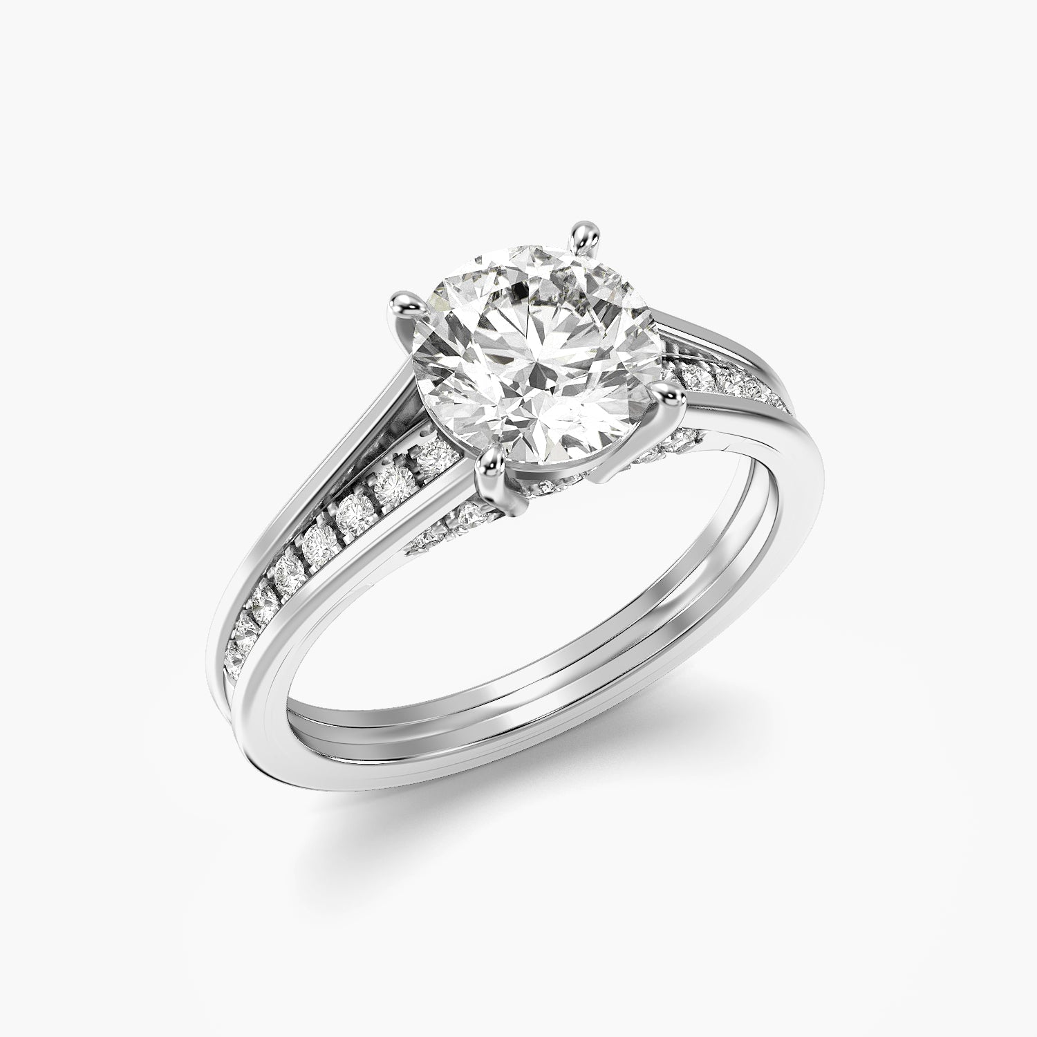 Celeste Round Lab-Grown Diamond Ring