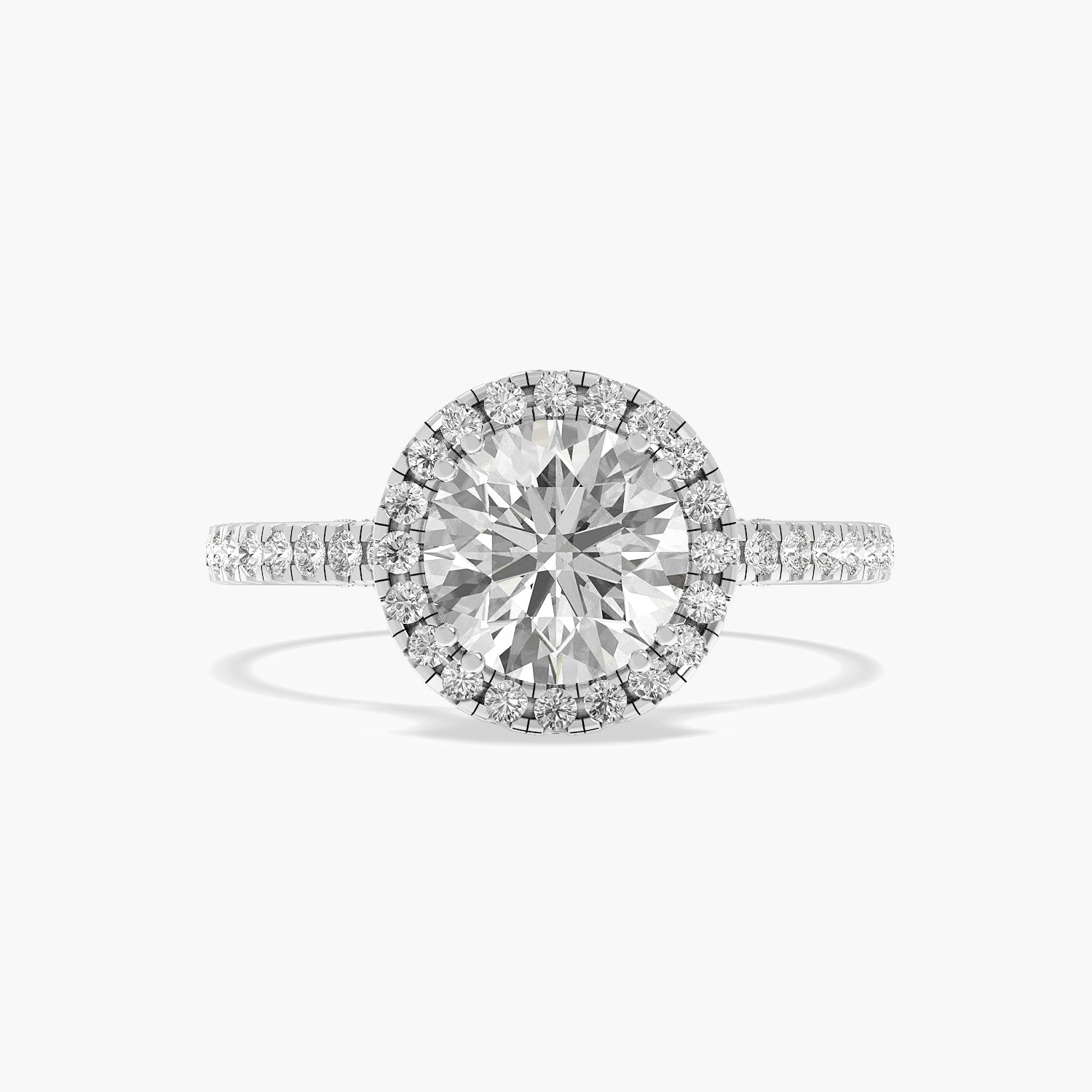 Stella Round Halo Lab Grown Diamond Ring