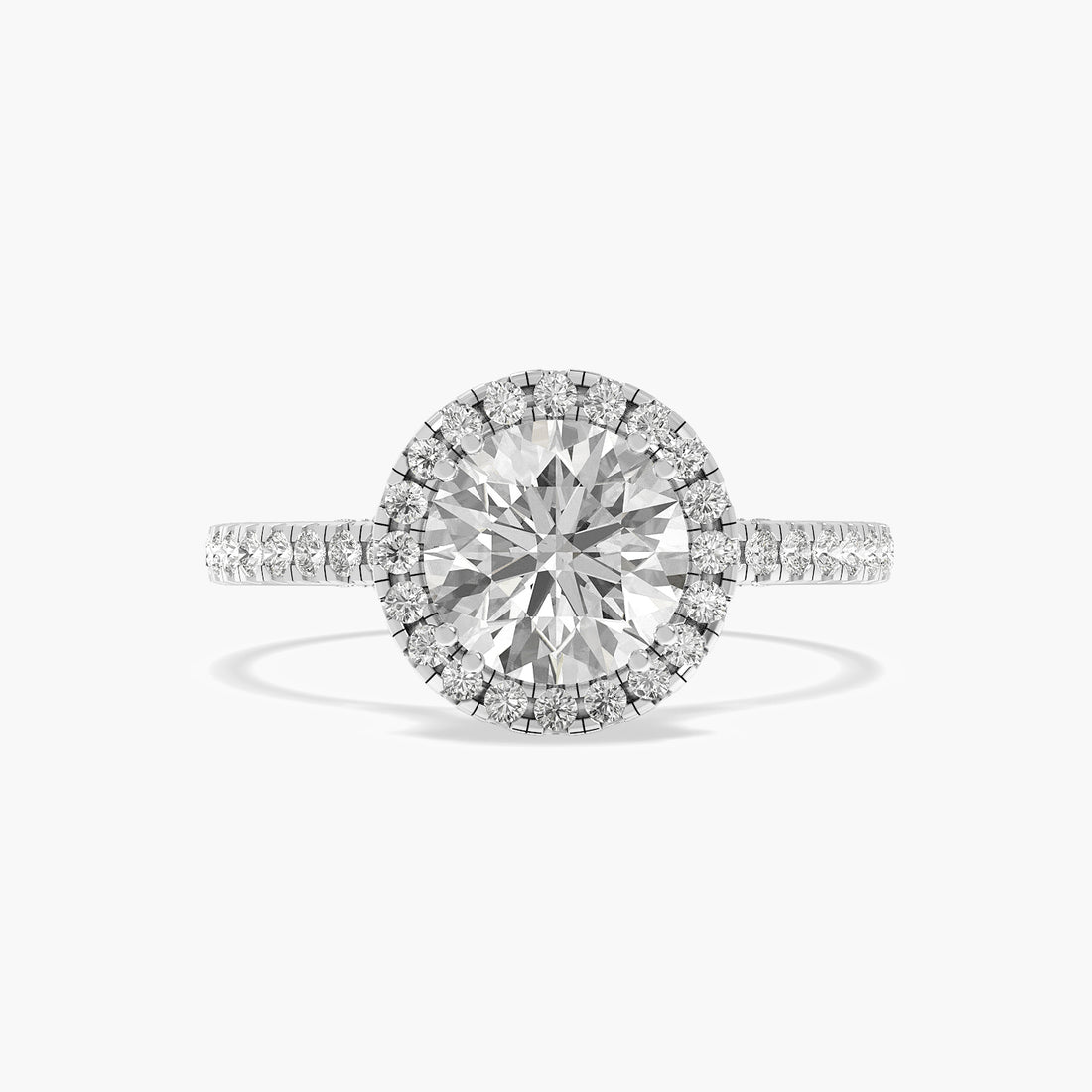 Stella Round Halo Lab Grown Diamond Ring