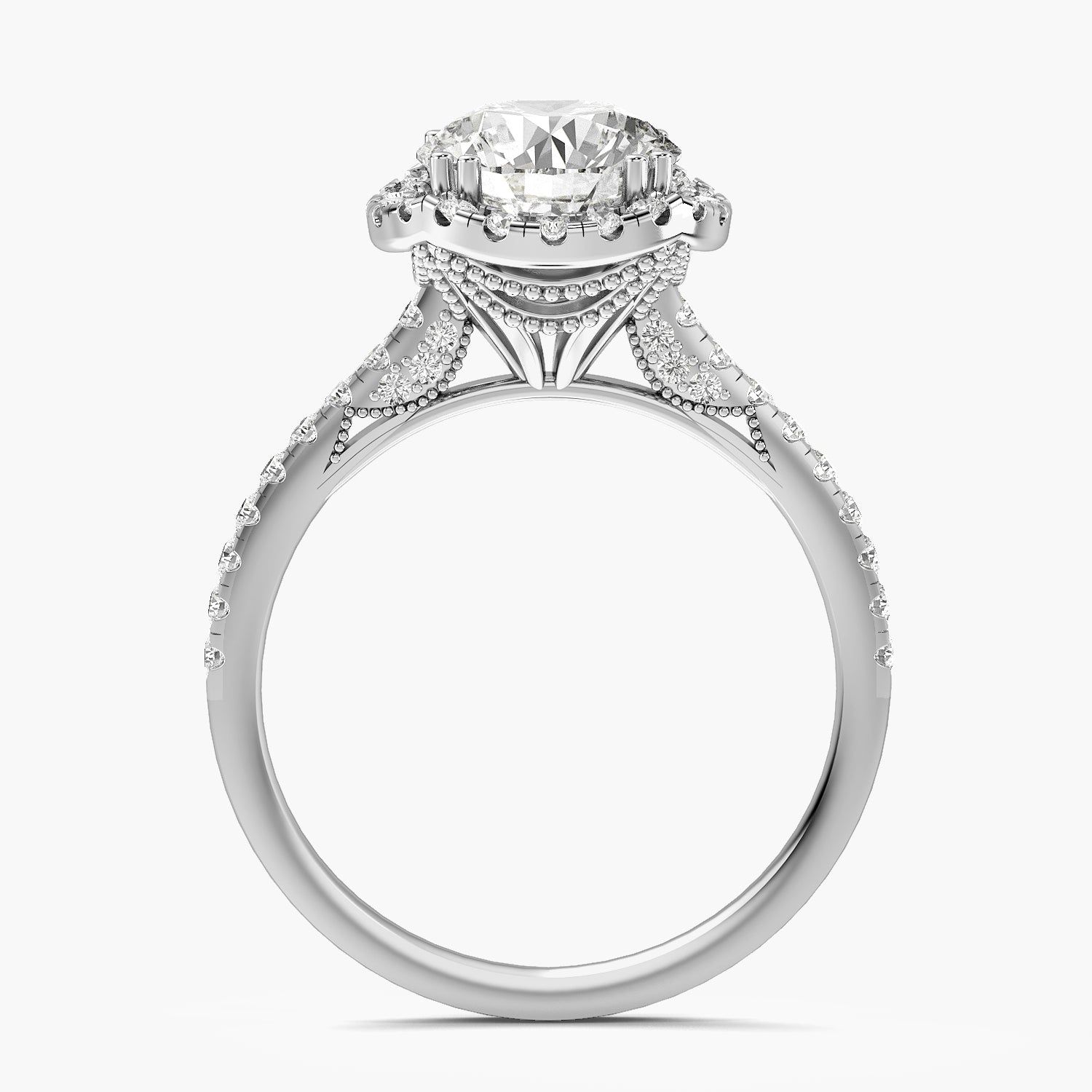 Stella Round Halo Lab Grown Diamond Ring