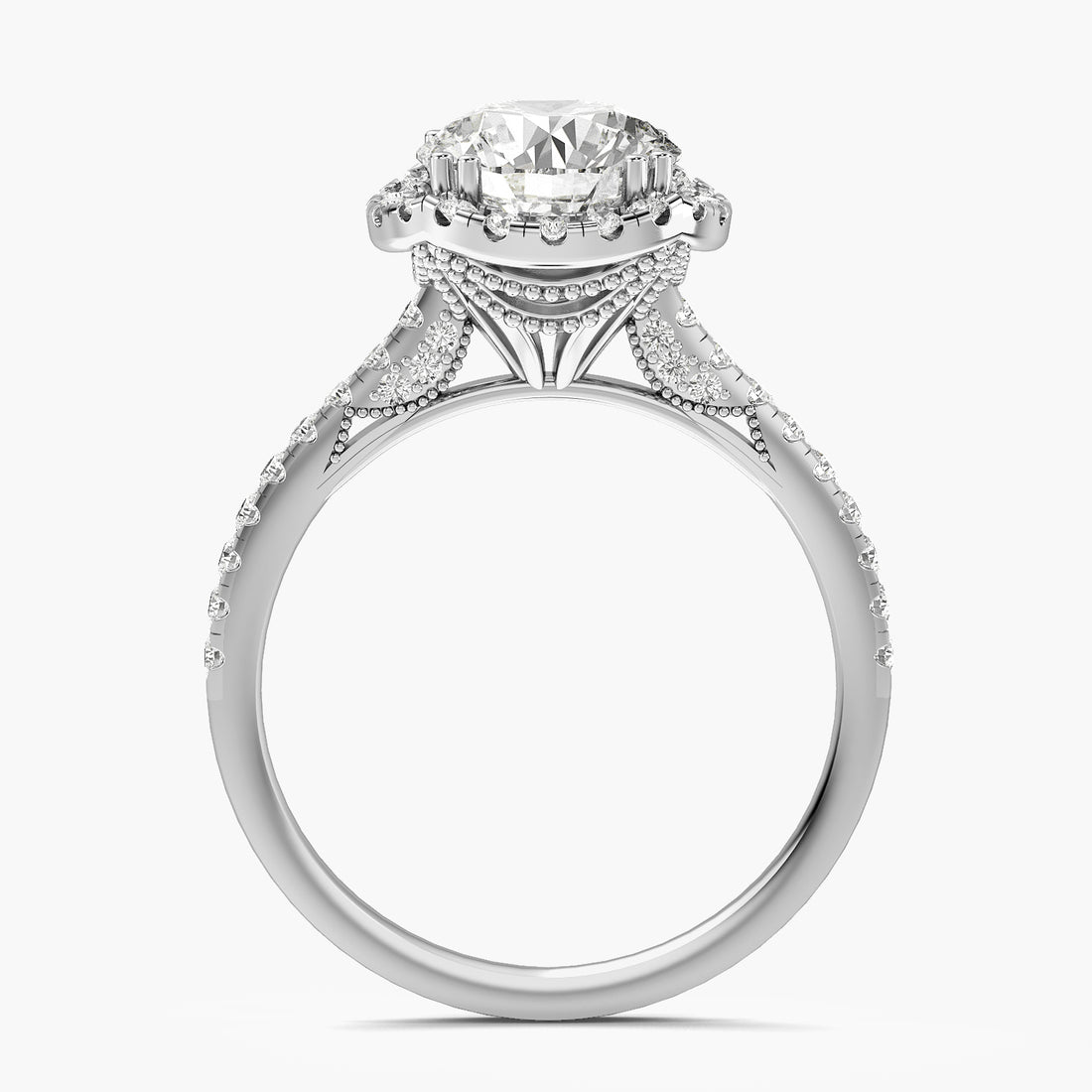 Stella Round Halo Lab Grown Diamond Ring