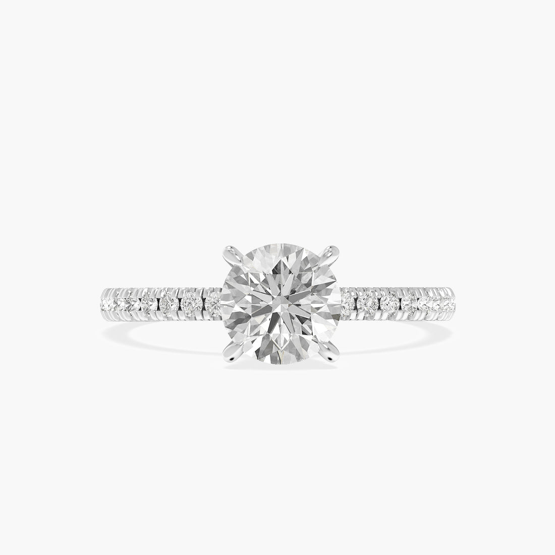 Round Cluster Lab Grown Diamond Ring