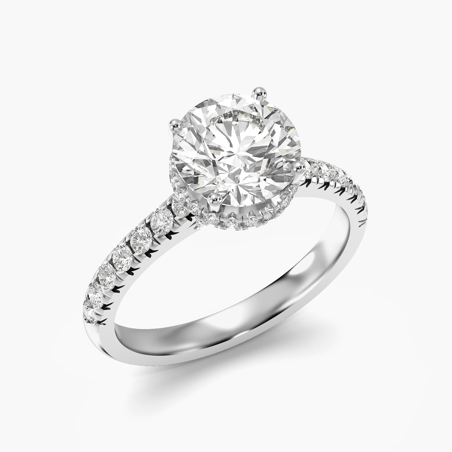 Celeste Round Lab Grown Diamond Ring