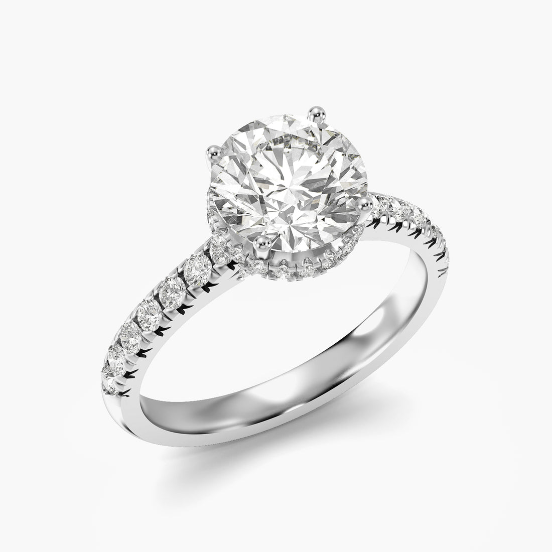 Celeste Round Lab Grown Diamond Ring