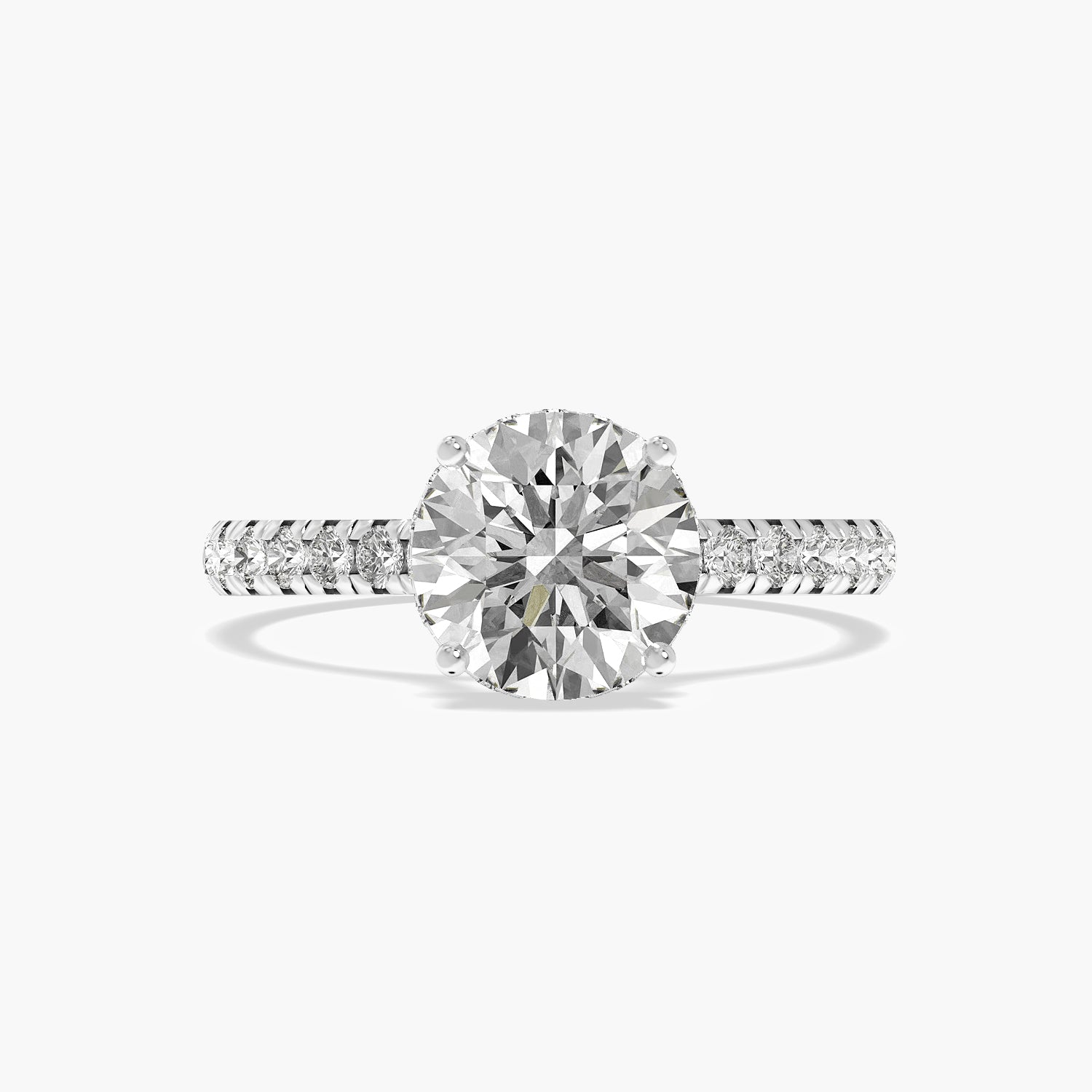 Celeste Round Lab Grown Diamond Ring