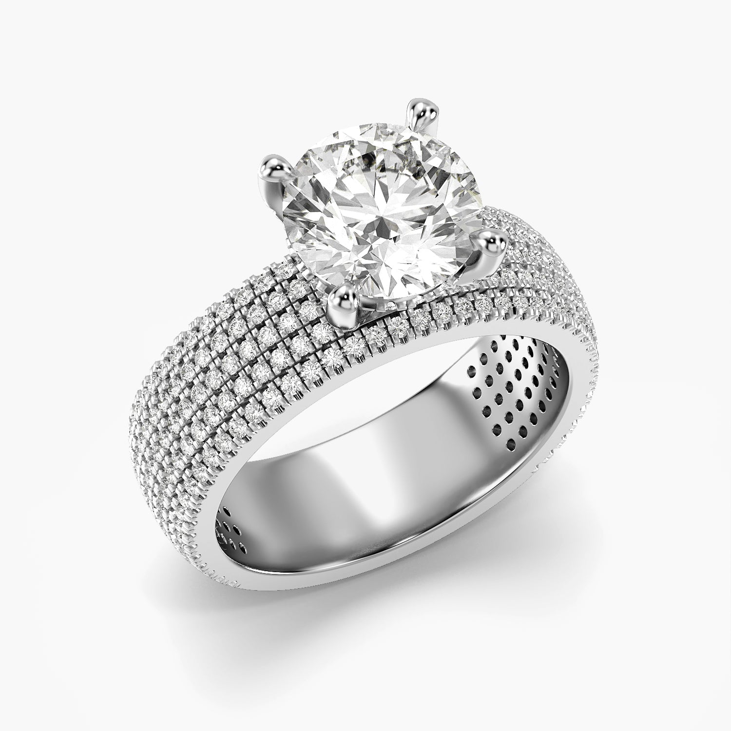 Moena Royale Pavé Lab Grown Diamond Ring