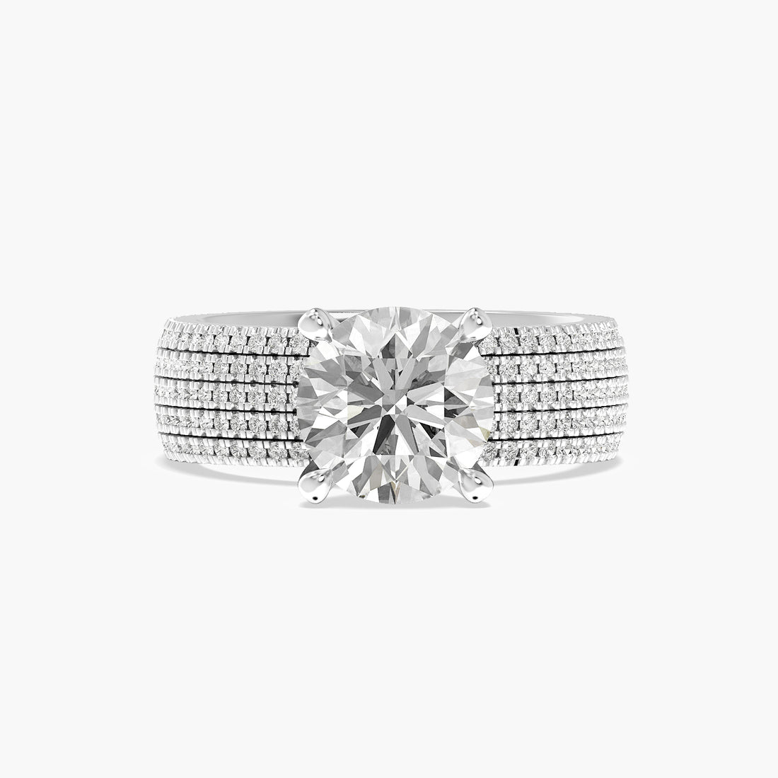 Moena Royale Pavé Lab Grown Diamond Ring