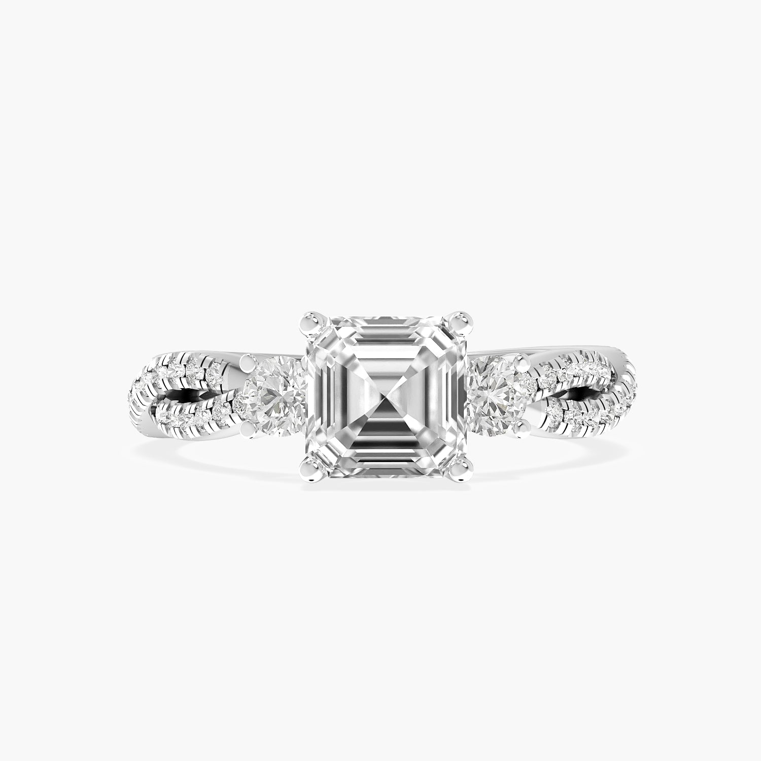 Virelle Asscher Lab-Grown Diamond Ring