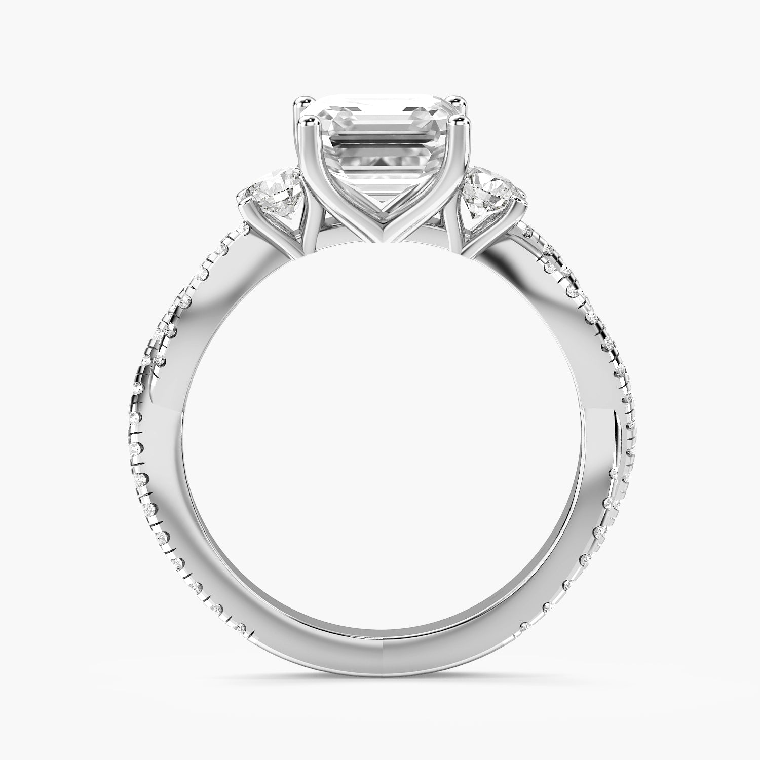 Virelle Asscher Lab-Grown Diamond Ring