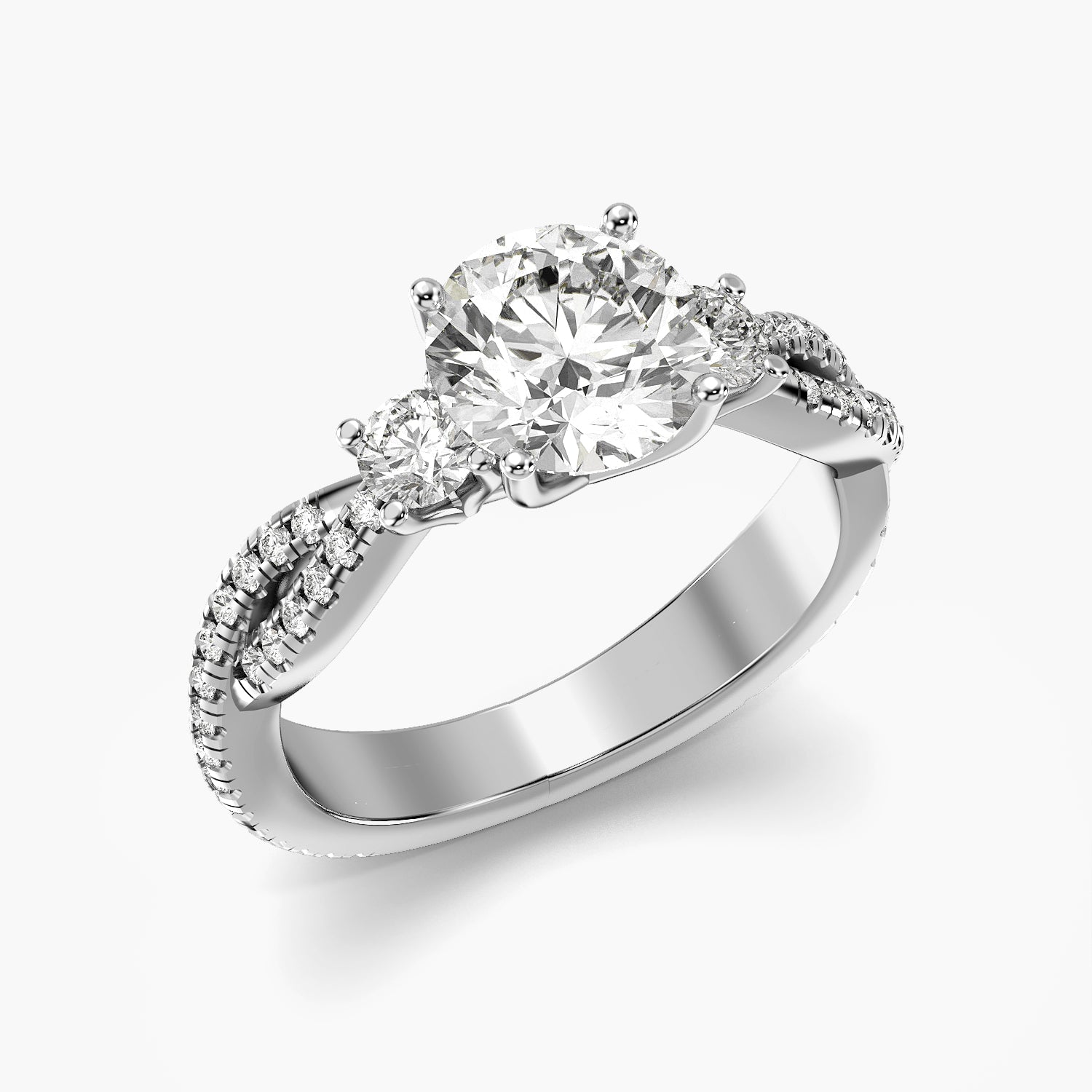 Elara Round Lab-Grown Diamond Ring