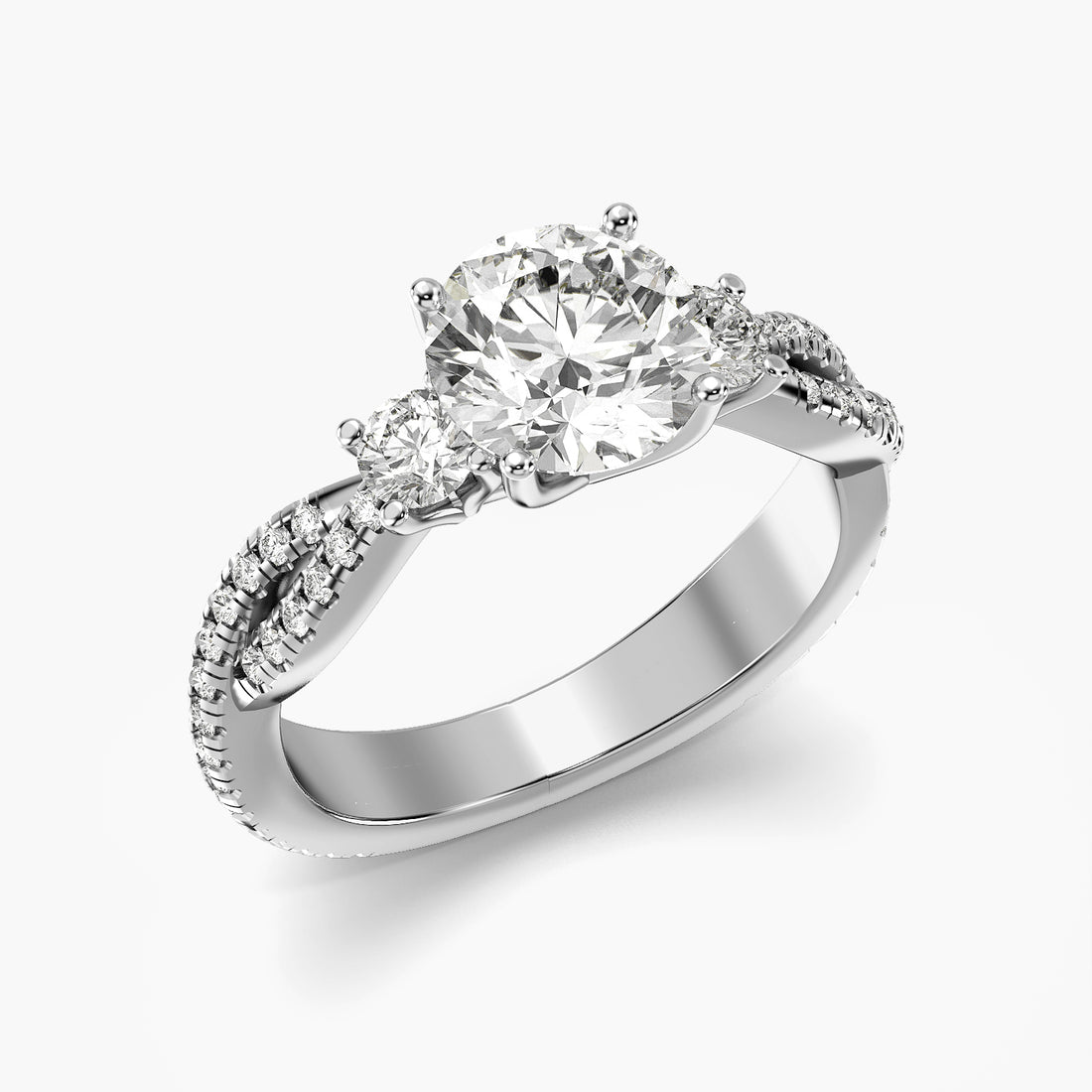 Elara Round Lab-Grown Diamond Ring