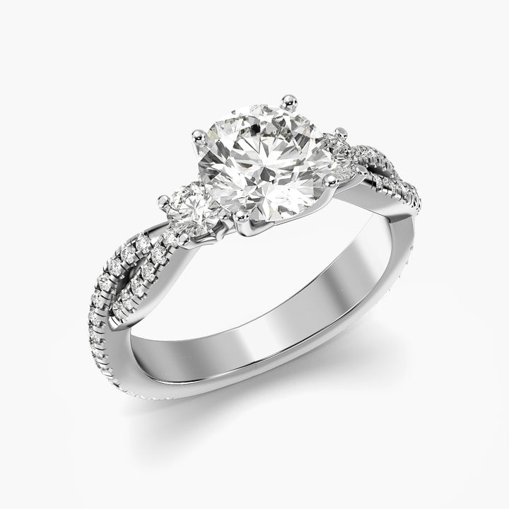 Elara Round Lab-Grown Diamond Ring