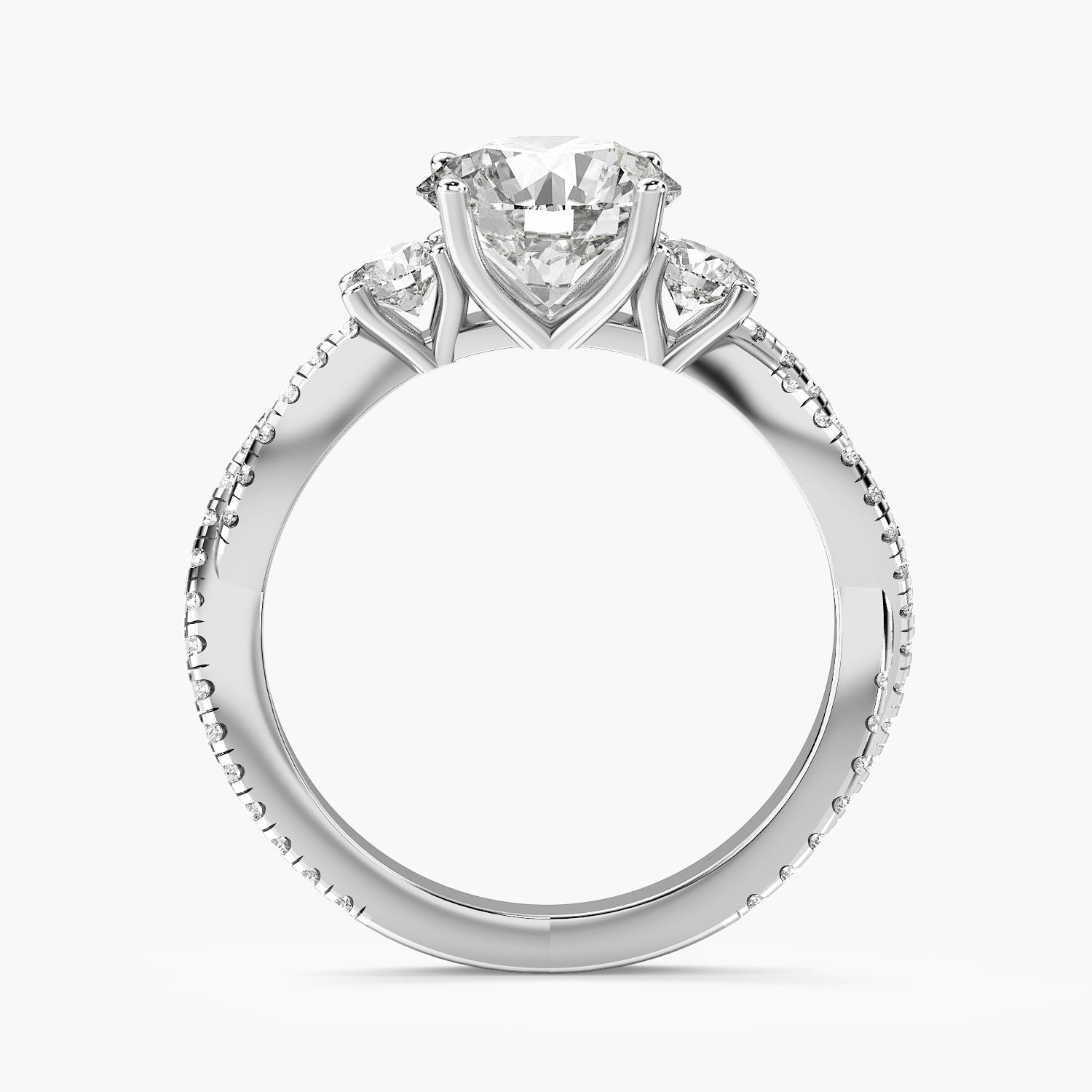 Elara Round Lab-Grown Diamond Ring