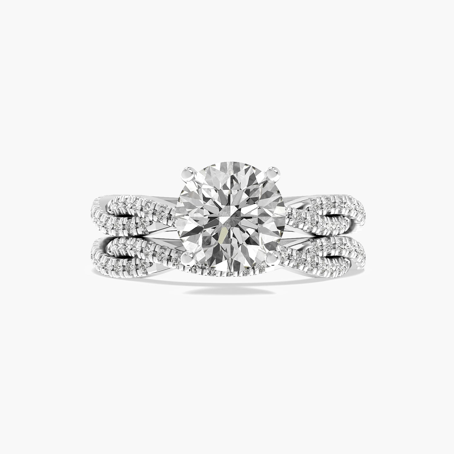 Aurora Round Lab-Grown Diamond Ring