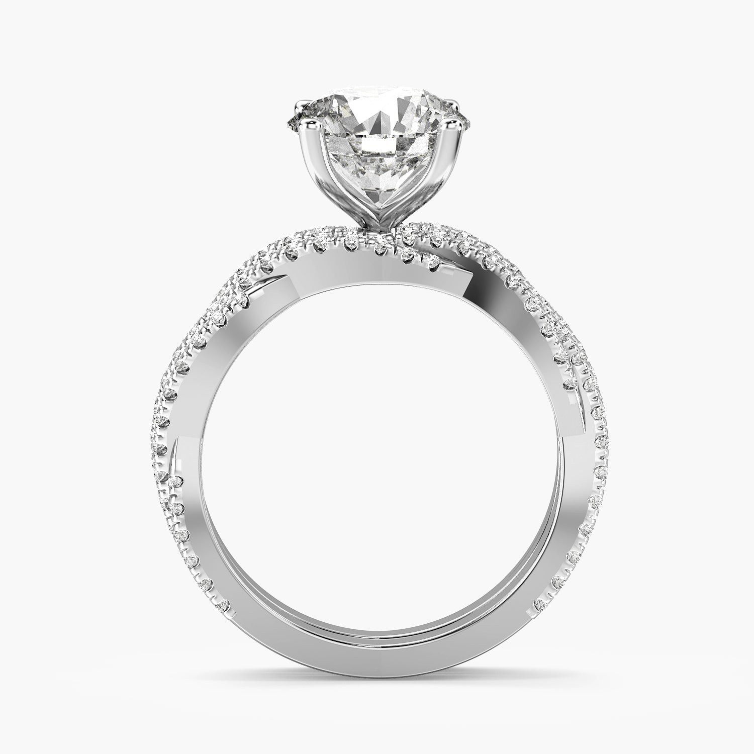 Aurora Round Lab-Grown Diamond Ring