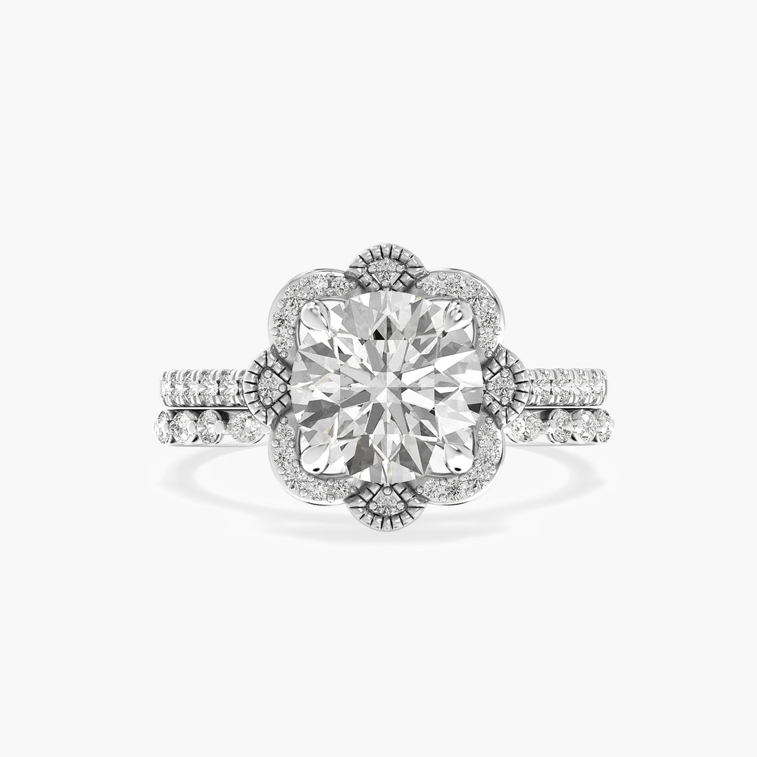 Blossom Halo Lab-Grown Diamond Ring