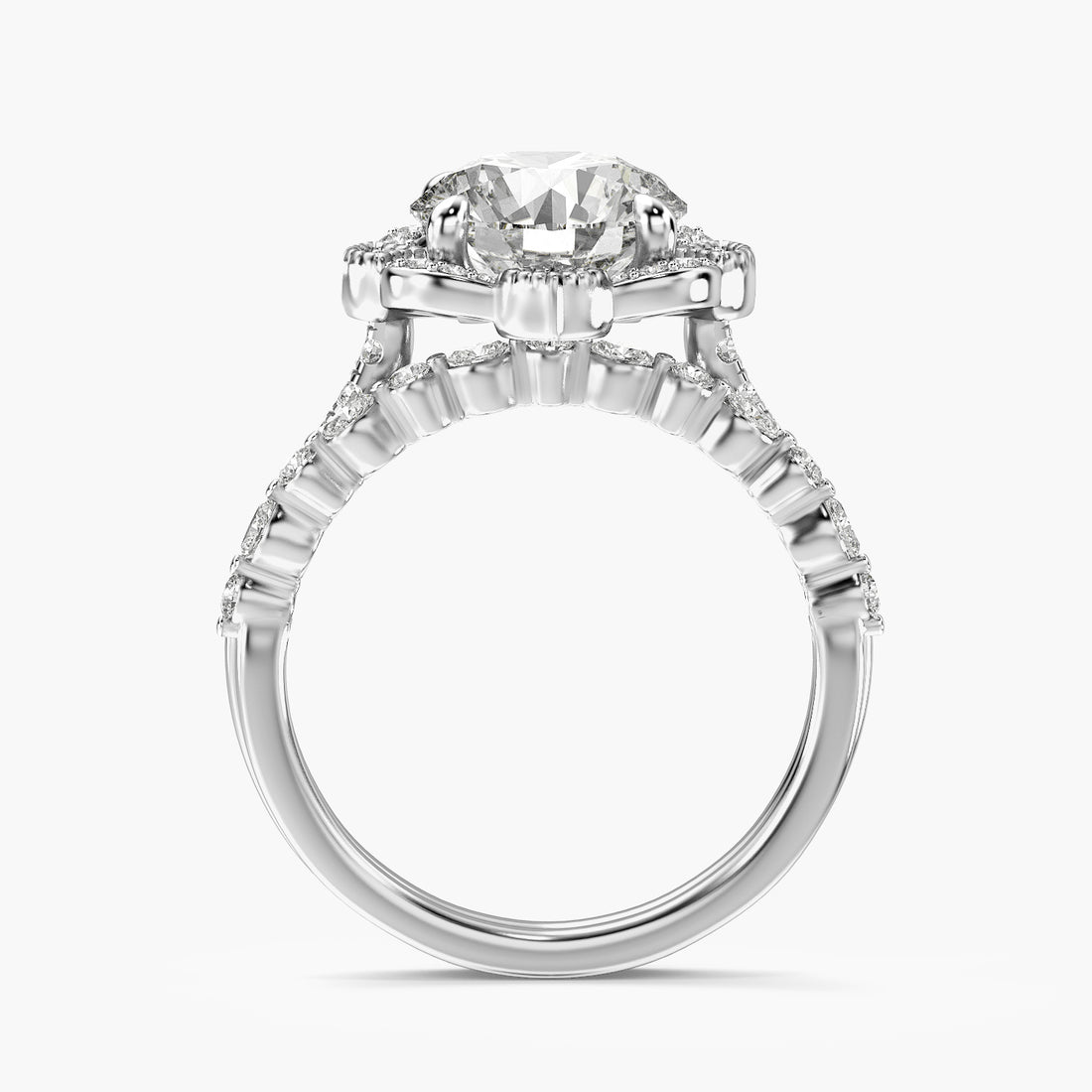 Blossom Halo Lab-Grown Diamond Ring