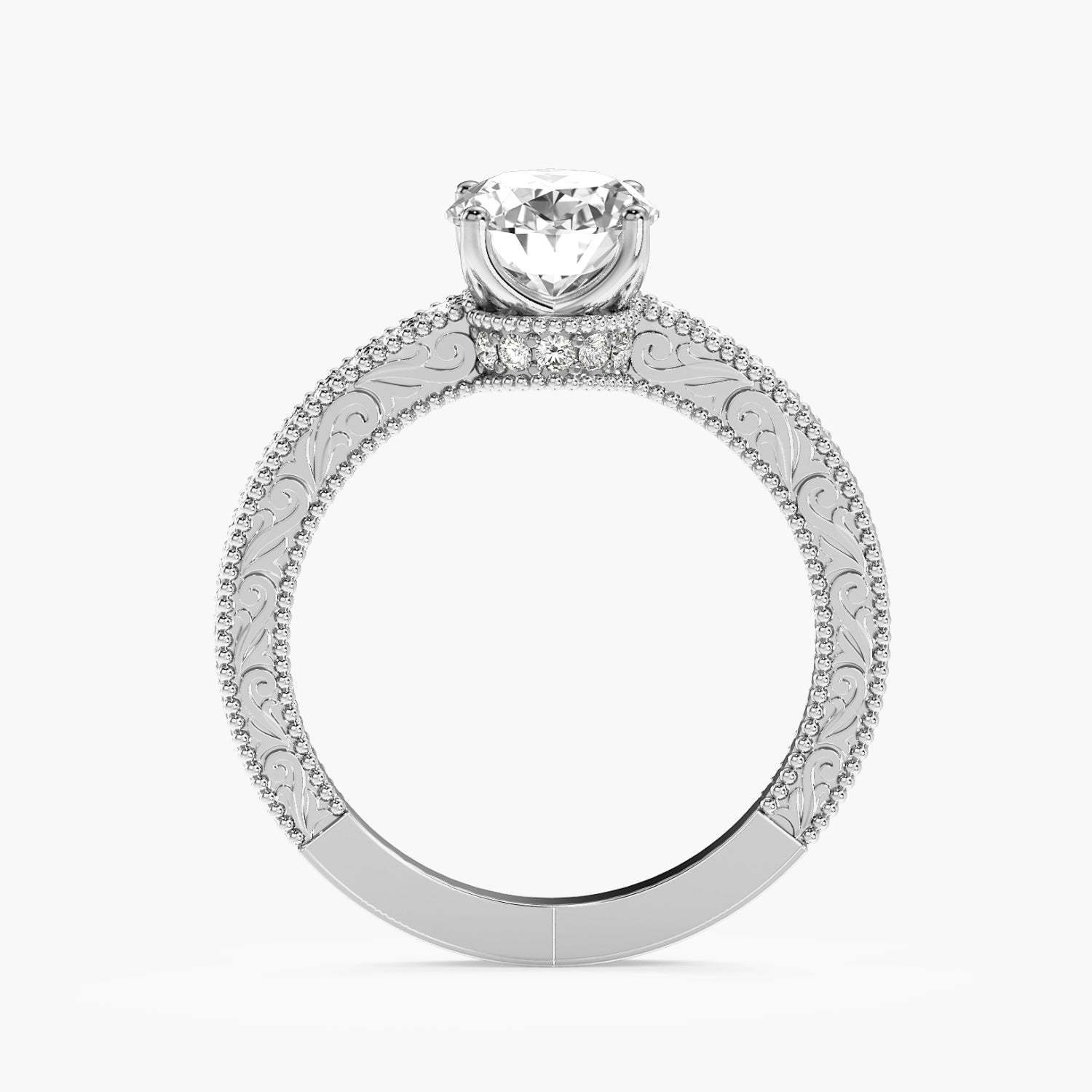 Vintage Oval Solitaire