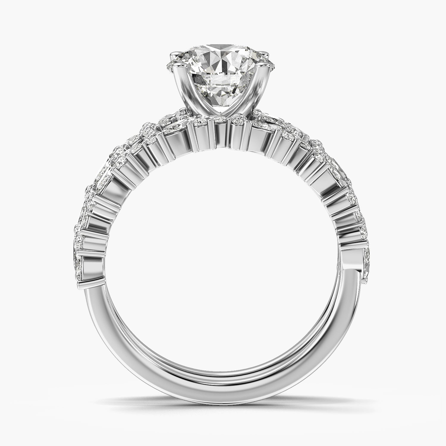 Velora Marquise Crown Ring