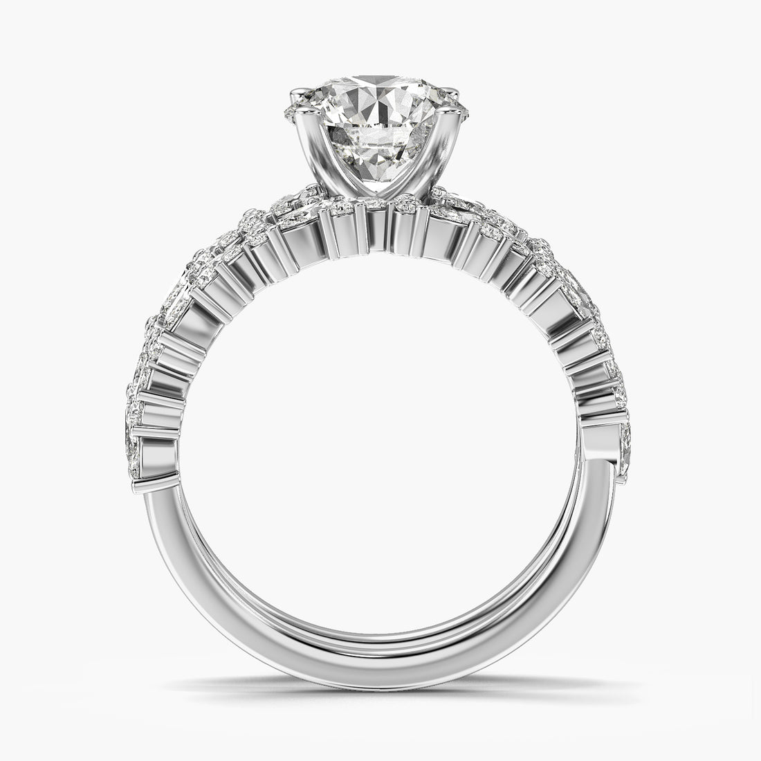 Velora Marquise Crown Ring
