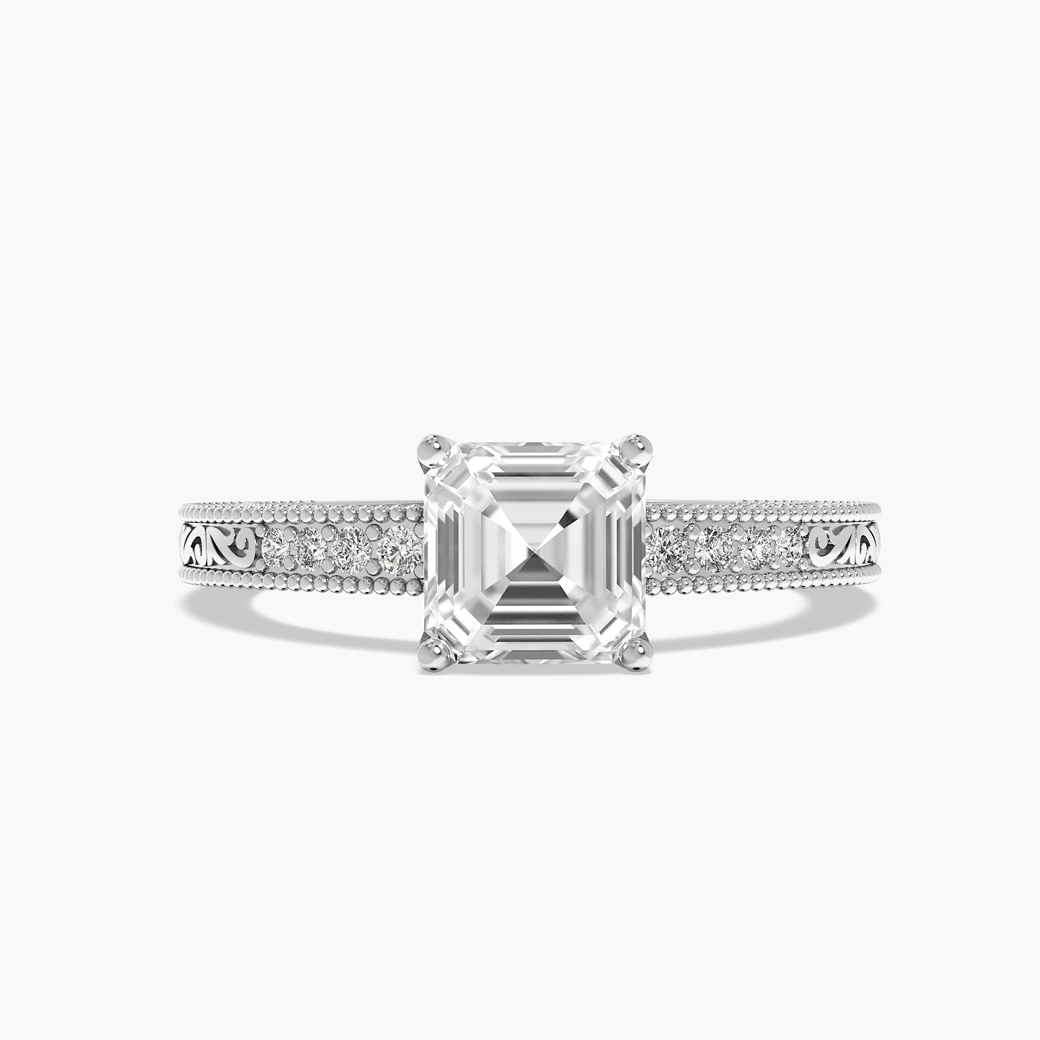 Liora Square Pavé Ring
