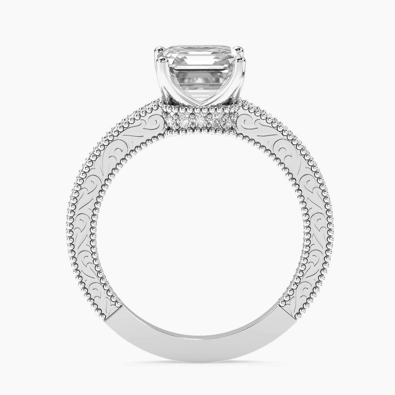 Liora Square Pavé Ring