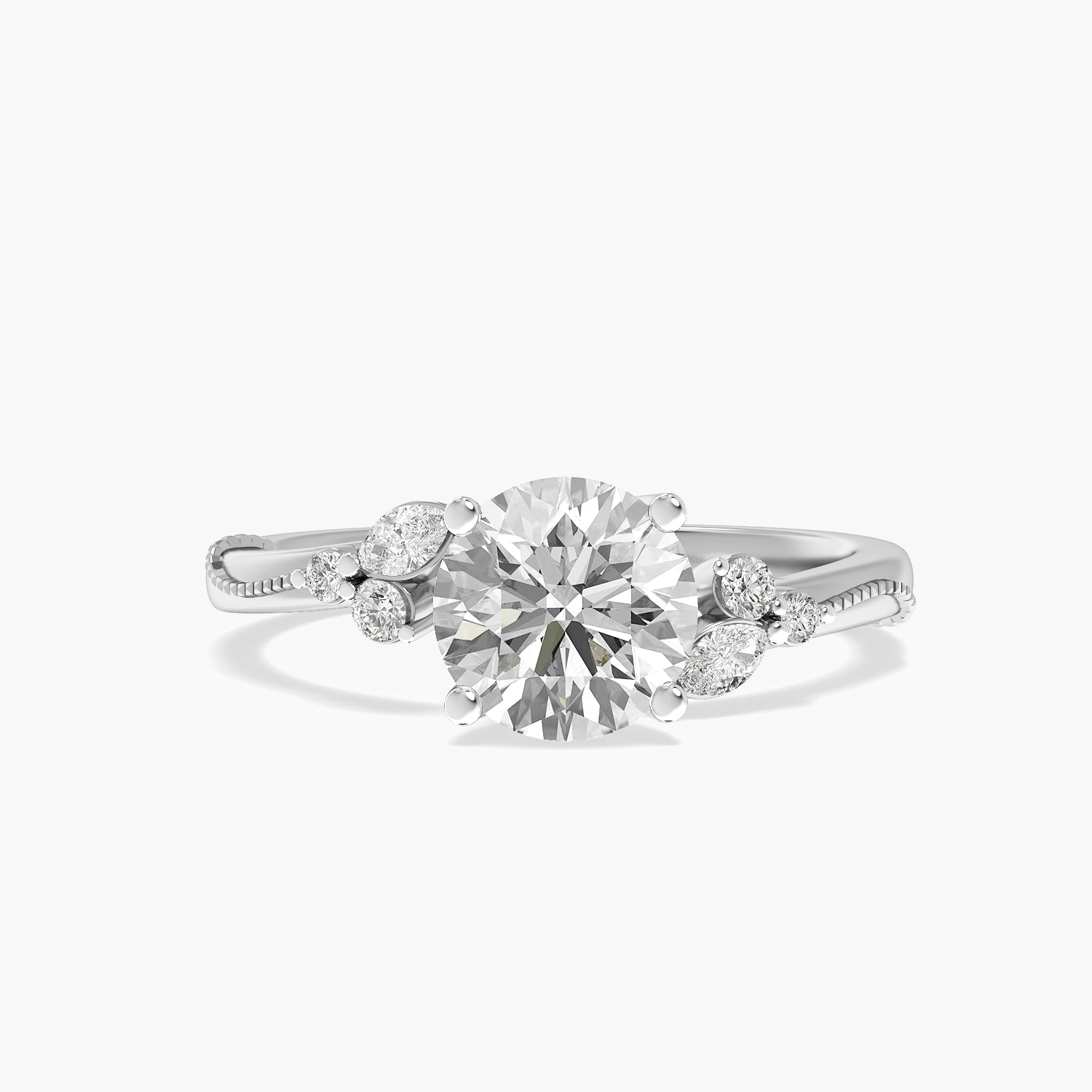 Moena Bloom Diamond Bridal Ring Set