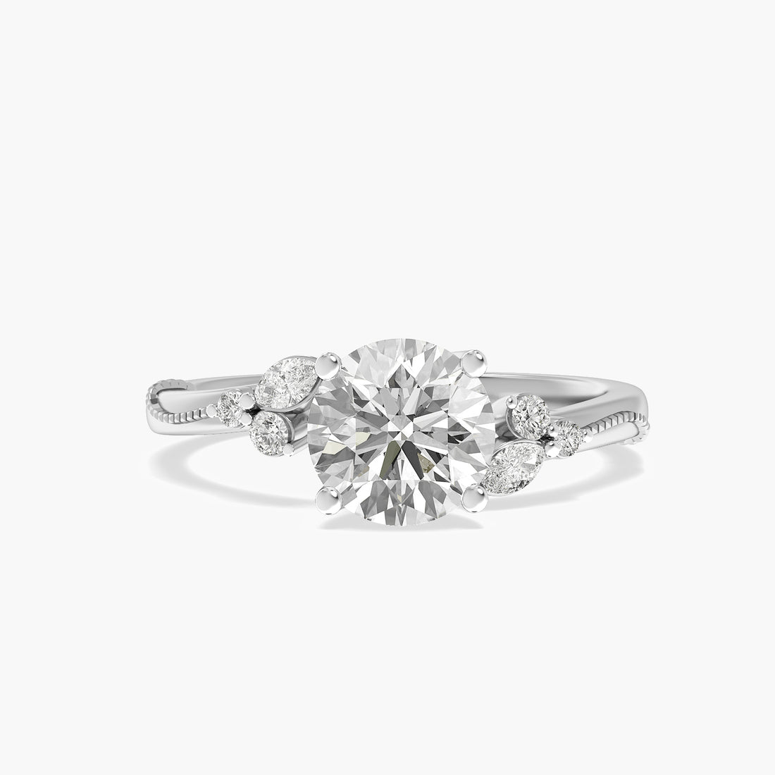 Moena Bloom Diamond Bridal Ring Set