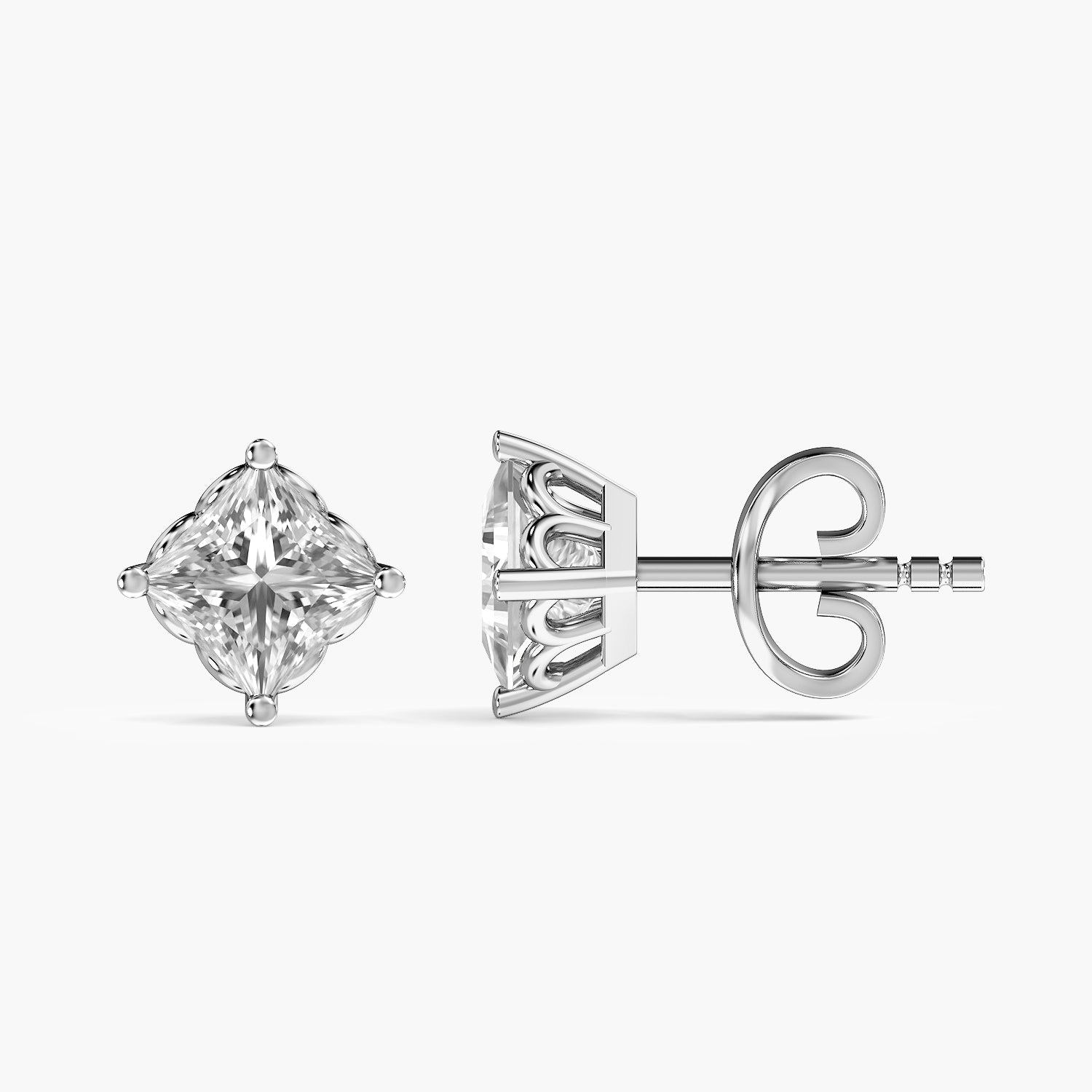 Classic Princess Lab-Grown Diamond Studs