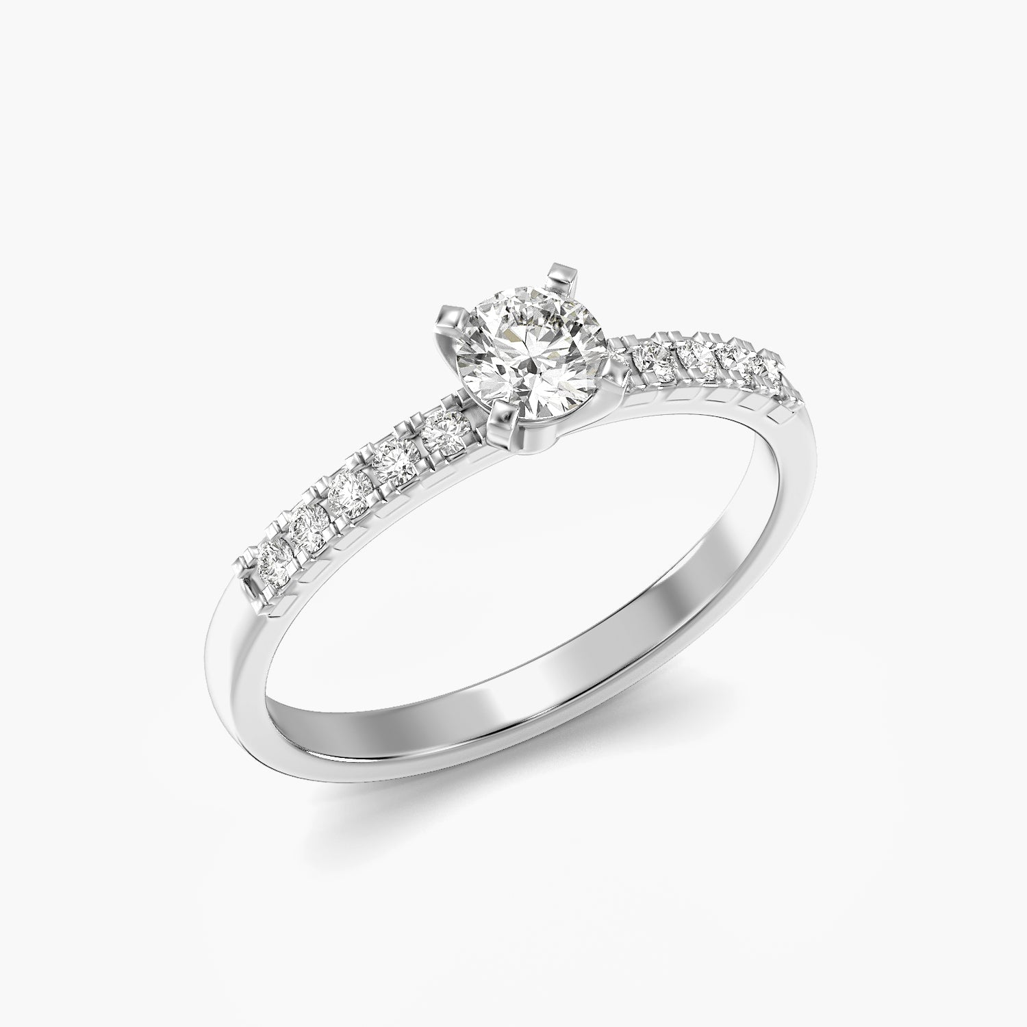 Celest Round Spark Ring