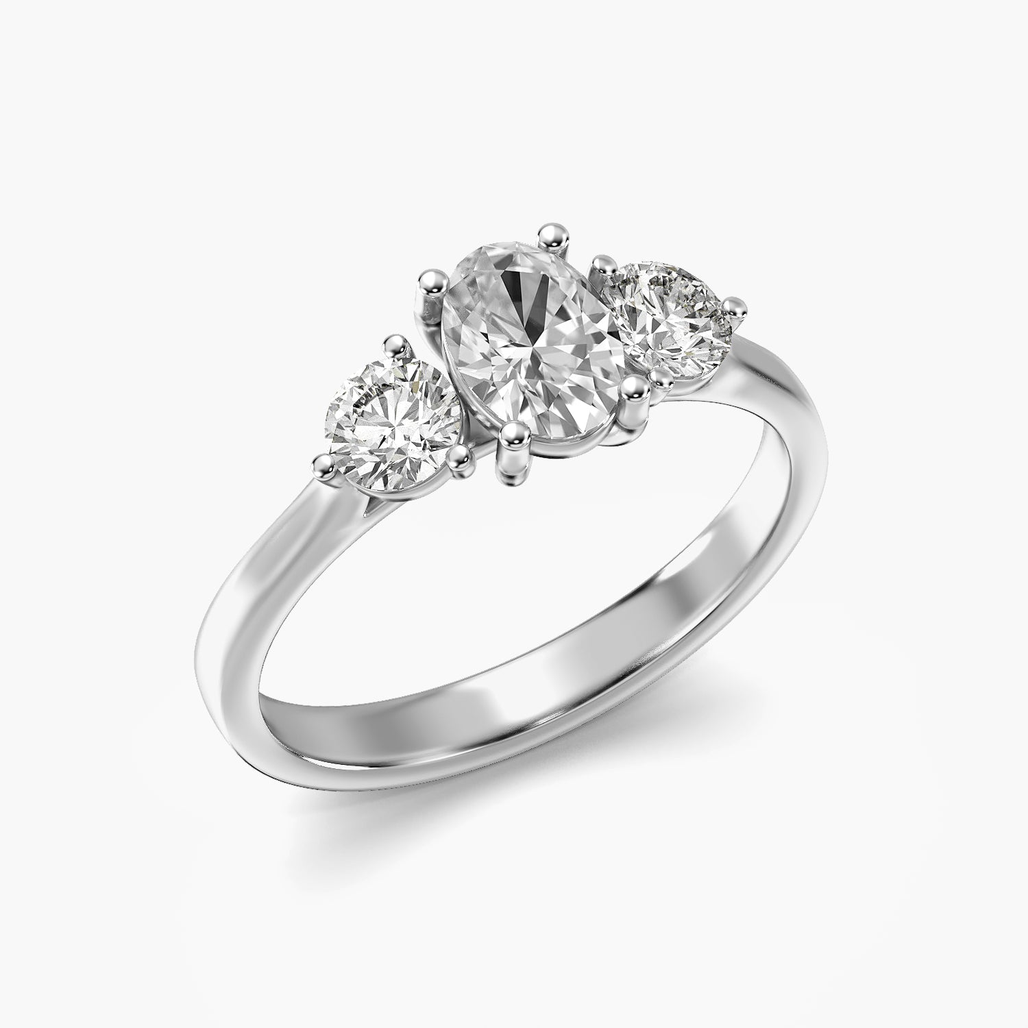 Elara Oval Trio Ring