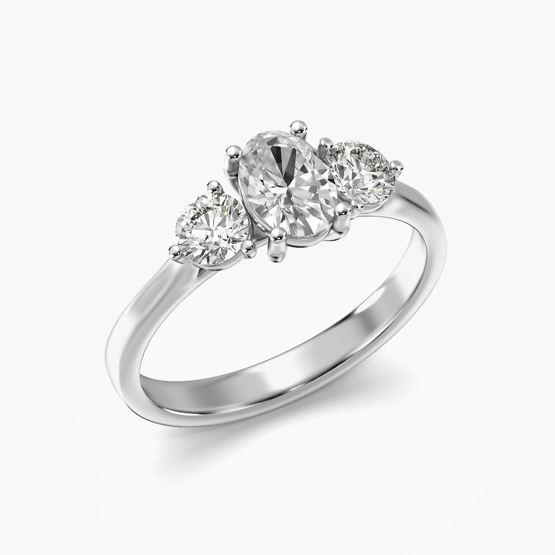 Elara Oval Trio Ring