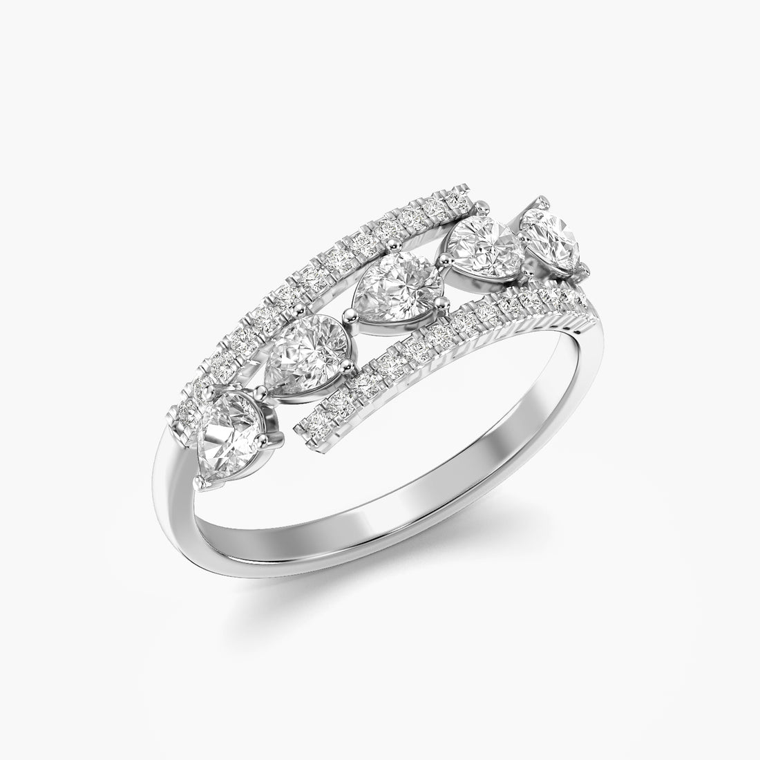 Seren Pear Diamond Ring