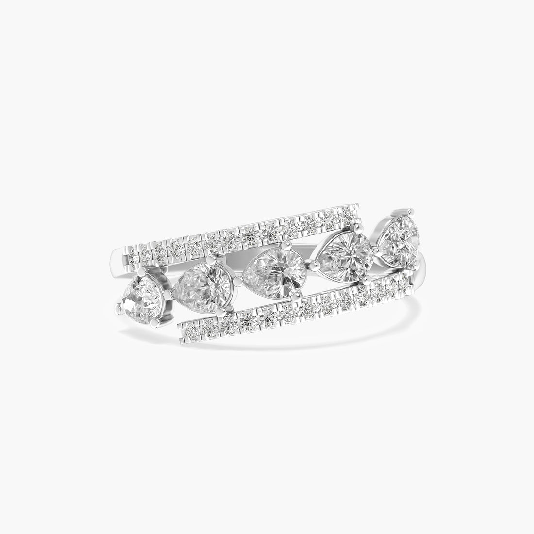 Seren Pear Diamond Ring