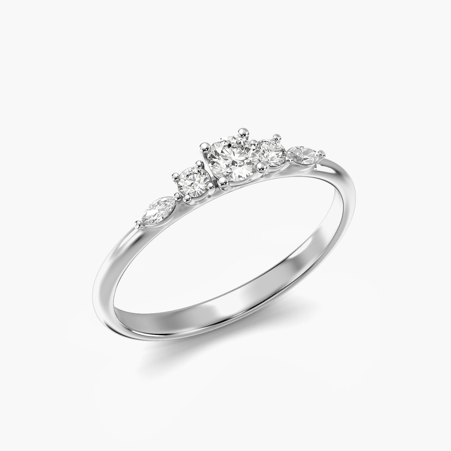 Celest Mixed Diamond Ring