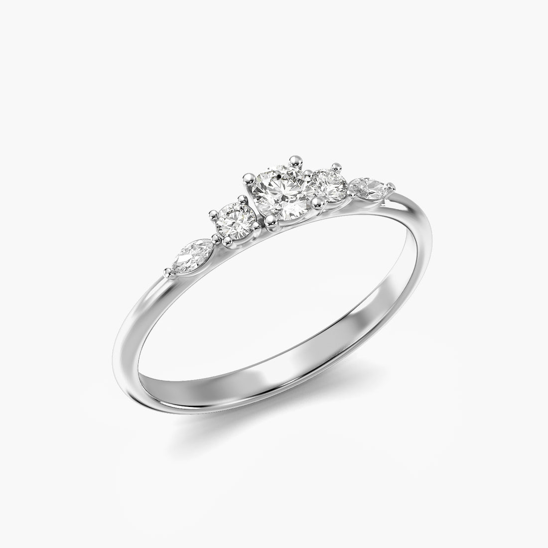 Celest Mixed Diamond Ring