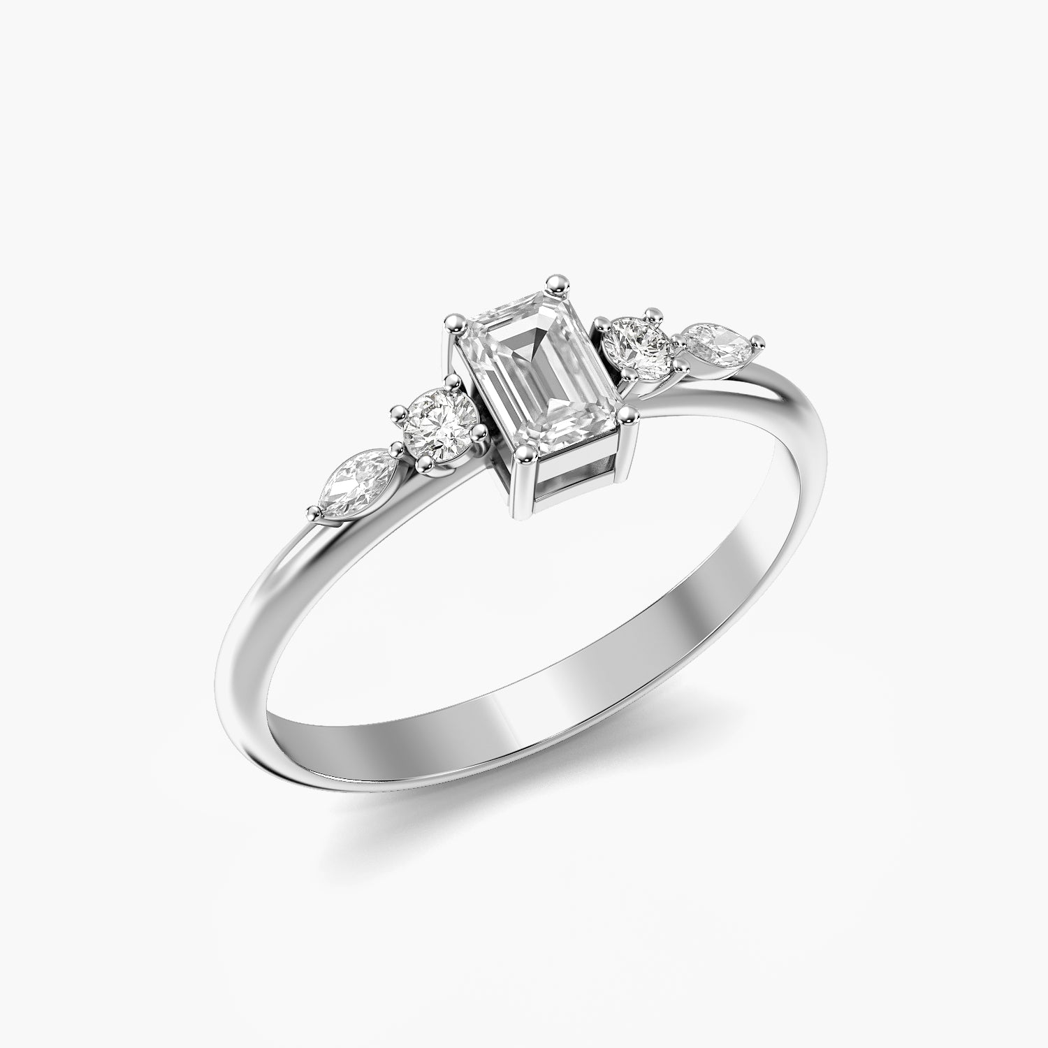 Velora Emerald Diamond Ring