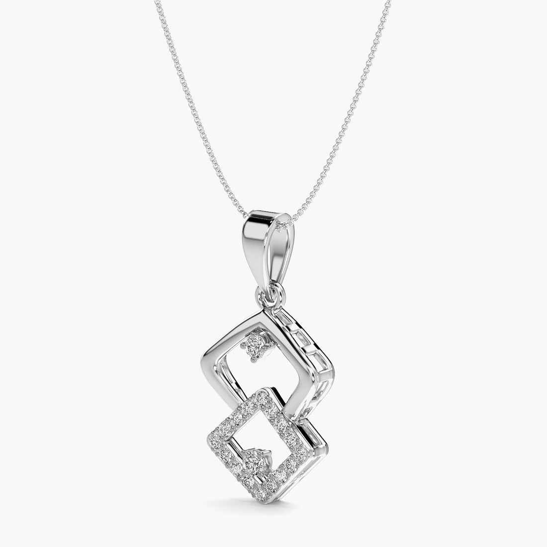 Classic Square Diamond Pair - Moena