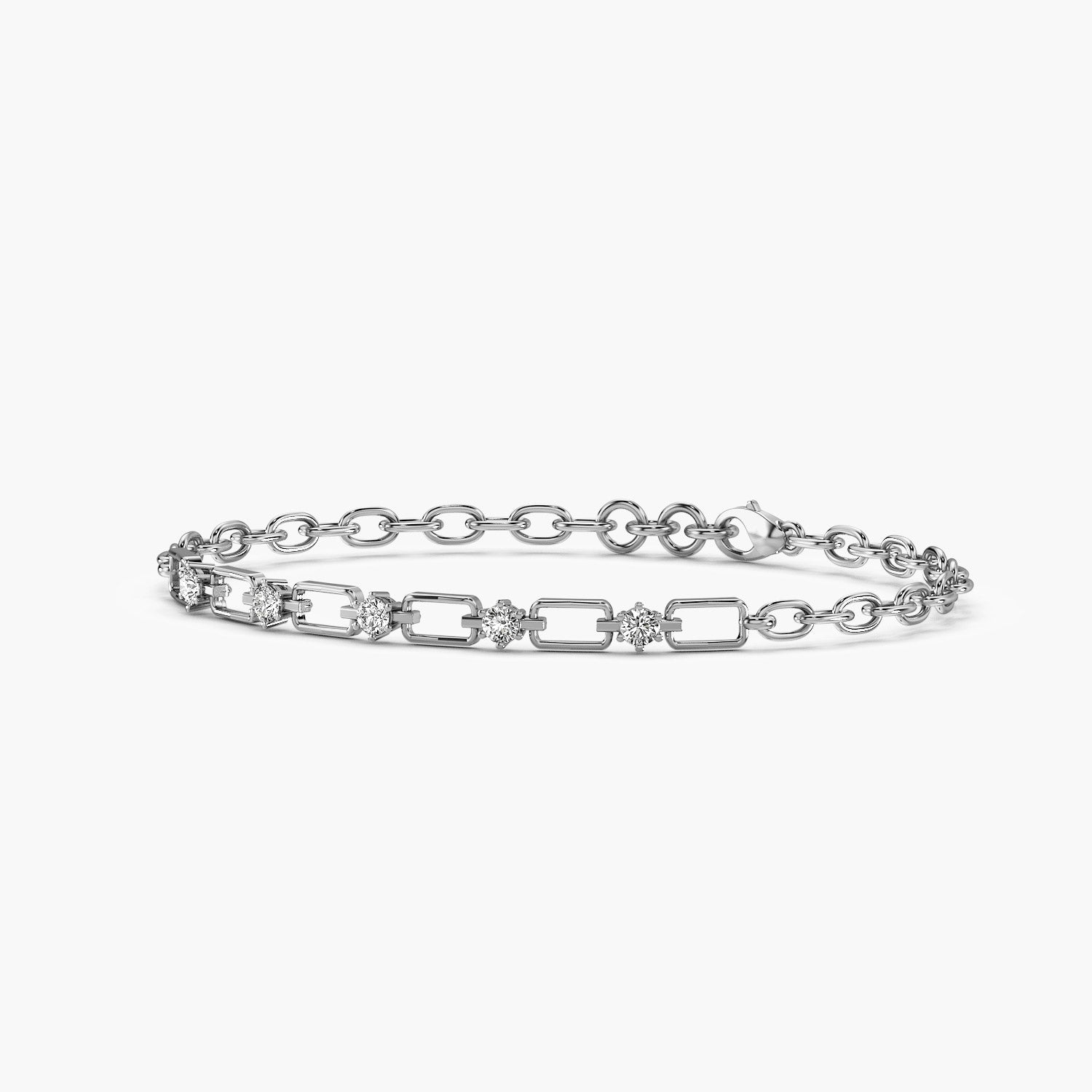 Linked Diamond Bracelet - Moena