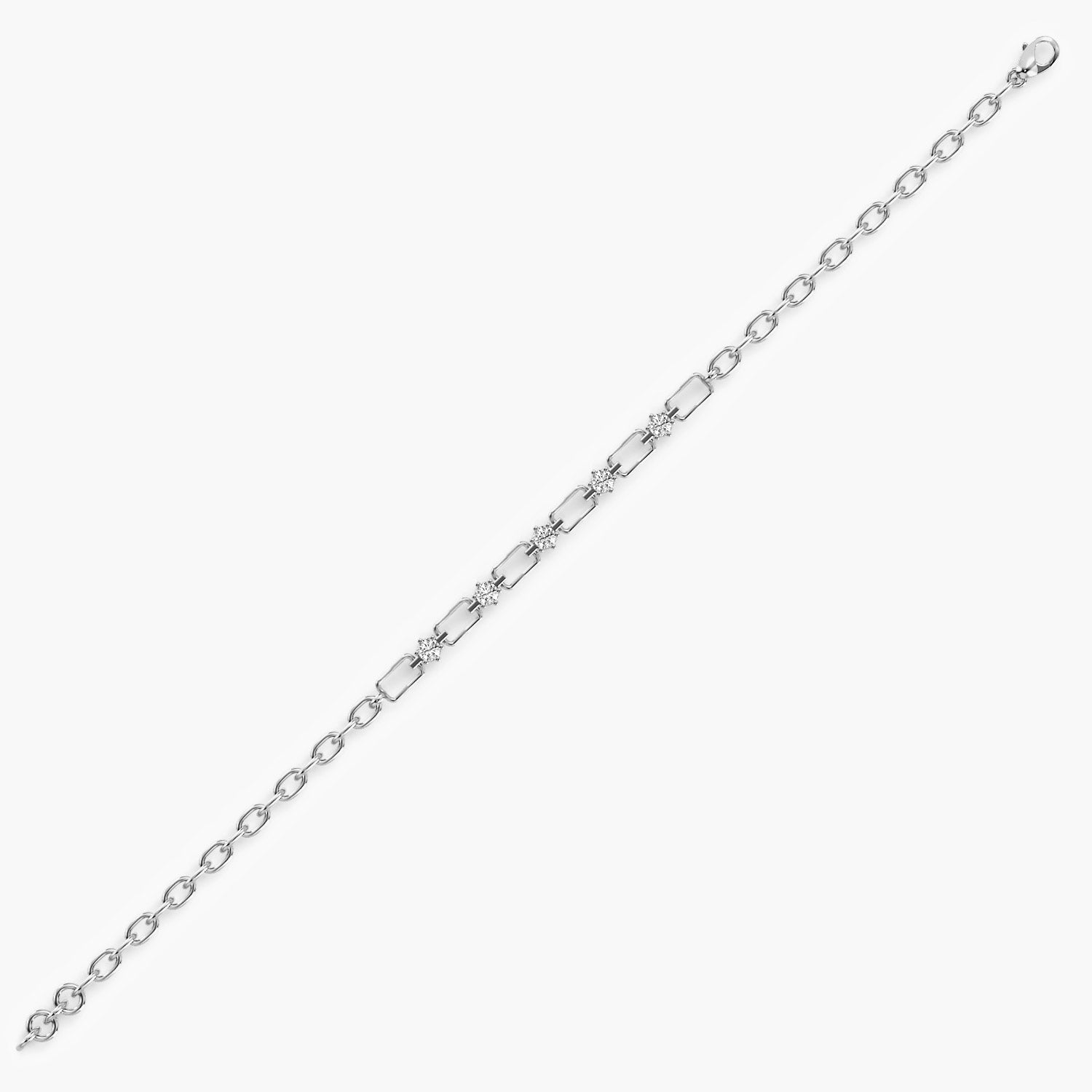 Linked Diamond Bracelet - Moena