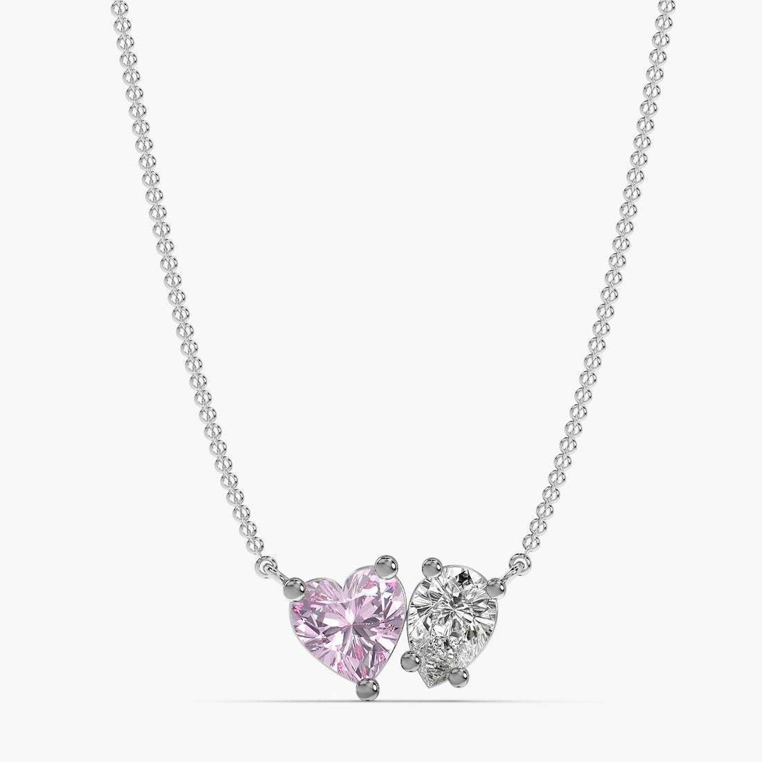 Toi et Moi Heartlight Pendant (With Chain)