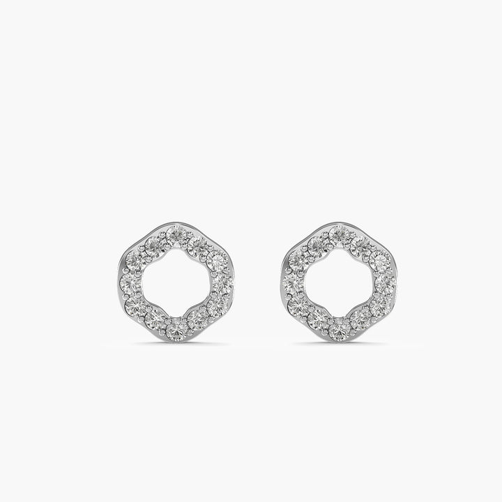 Celene Floral Crown Studs