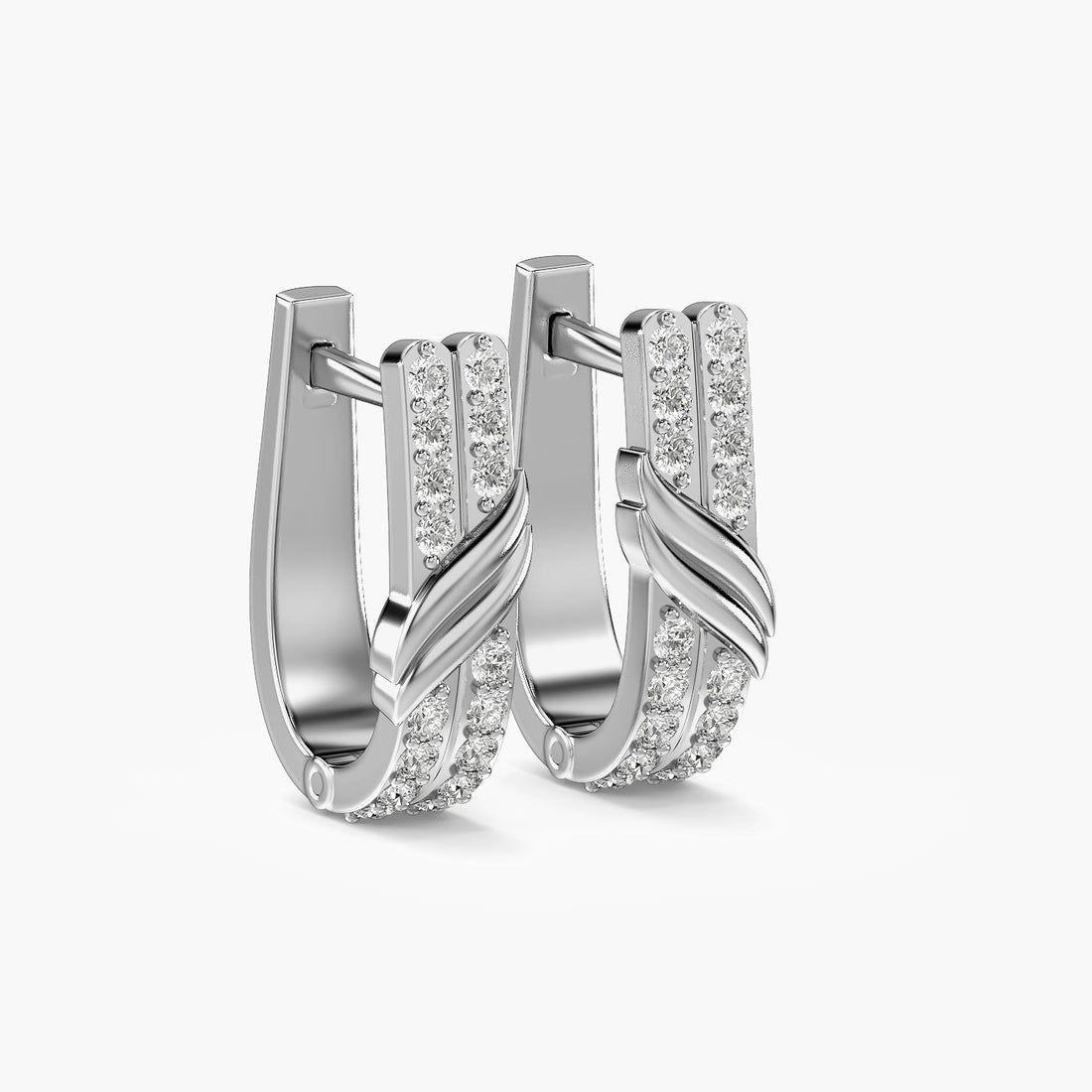 Twist Pavé Hoop