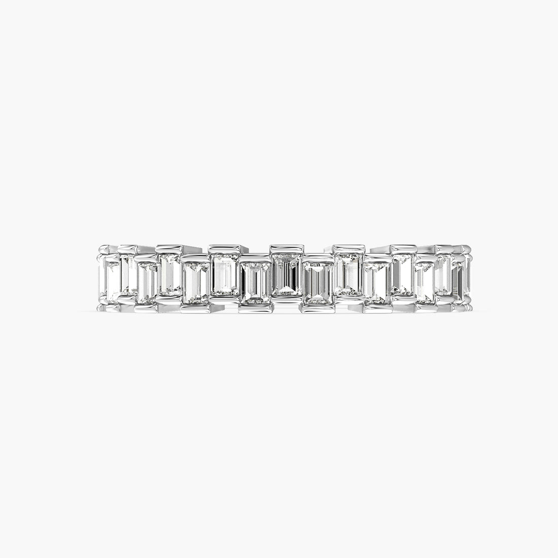 Baguette Half Eternity Ring