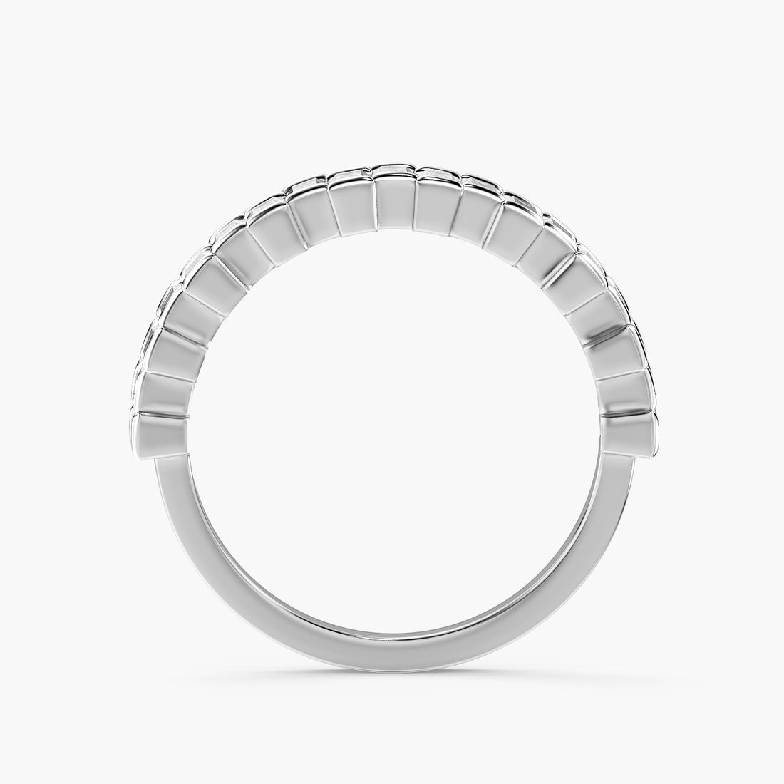 Baguette Half Eternity Ring