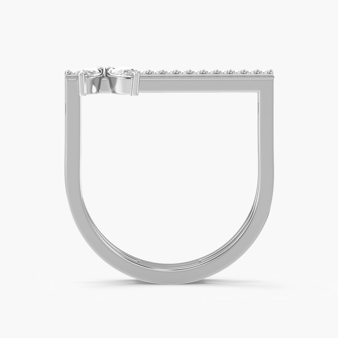 Marquise Accent Band Ring